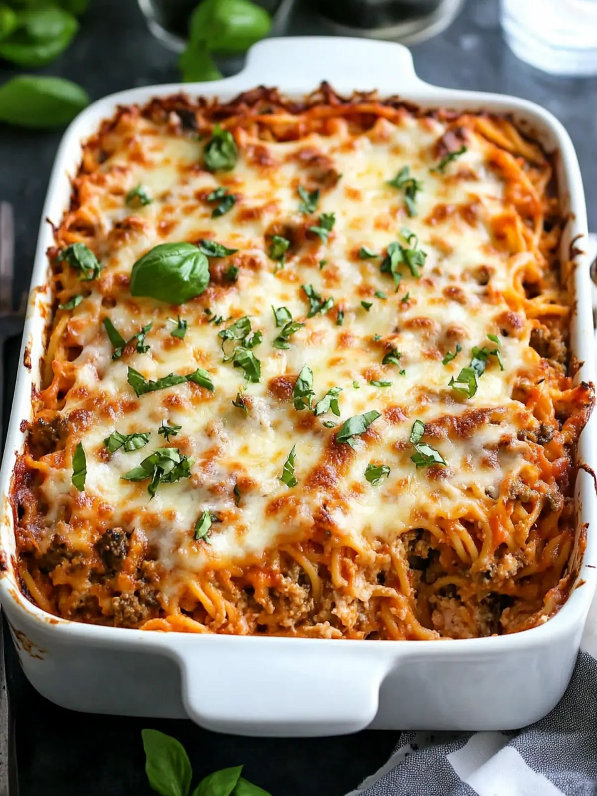 Southern Baked Spaghetti Casserole