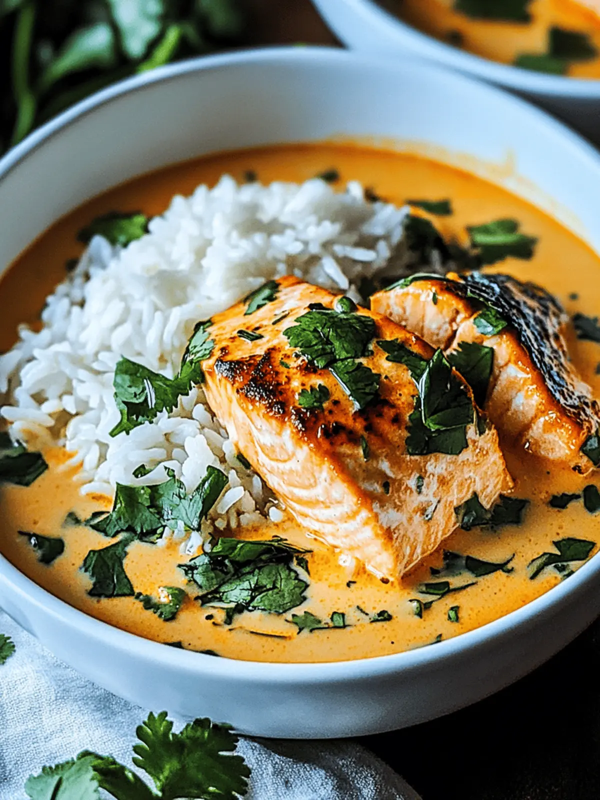 Coconut Salmon Curry
