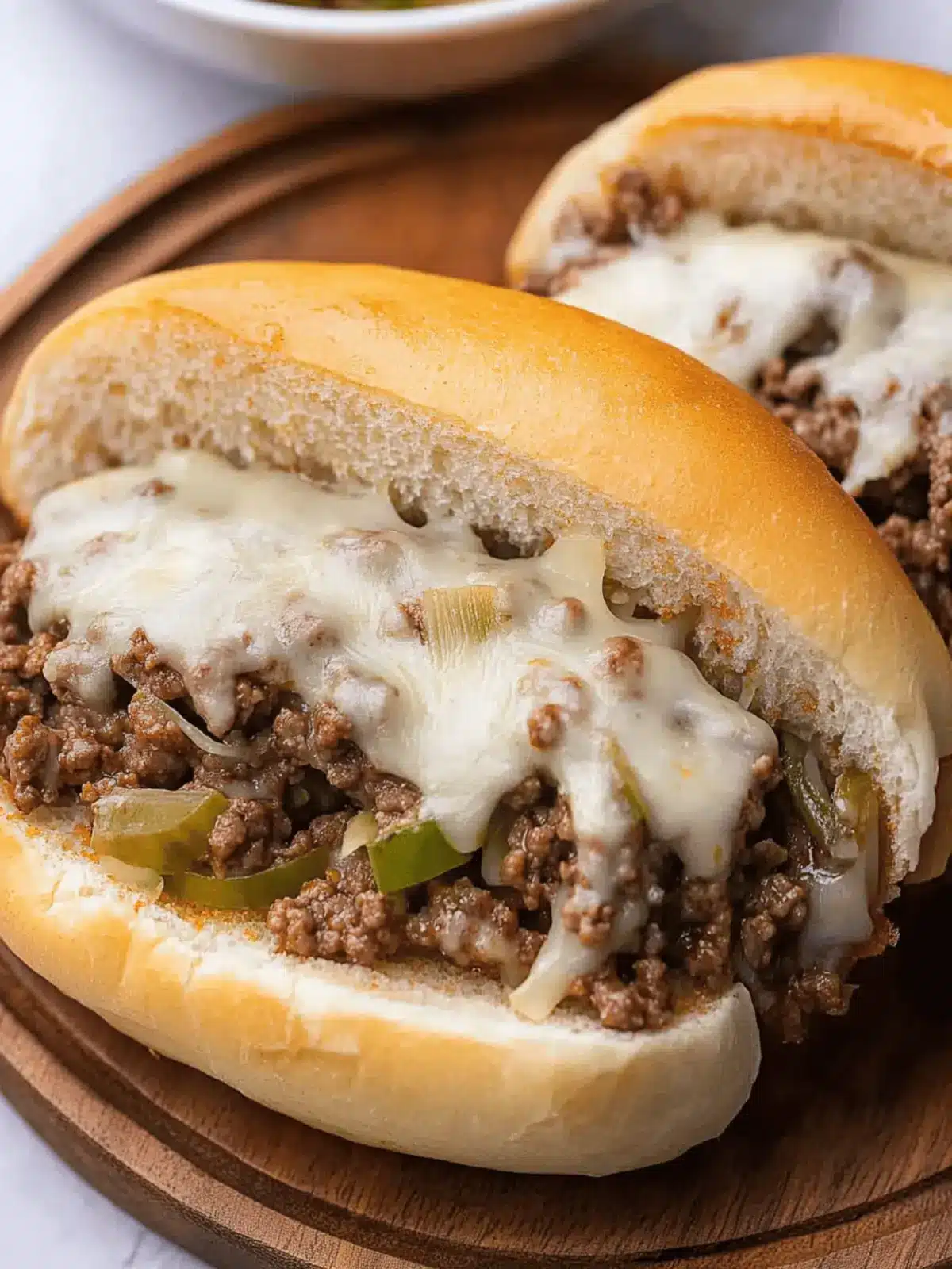 30-Minute Ground Beef Philly Cheesesteaks