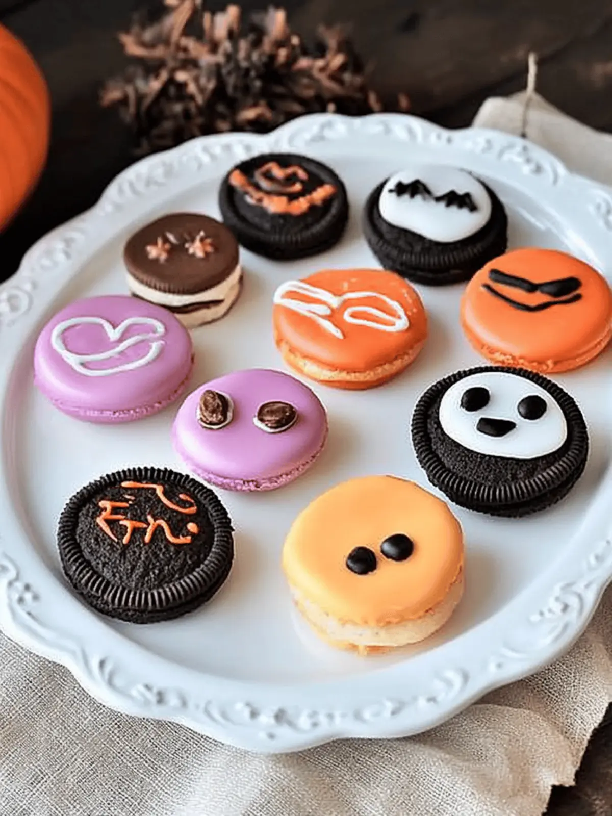 Halloween Peanut Butter Ritz Cookies (or Halloween Oreos) - 12 Ways