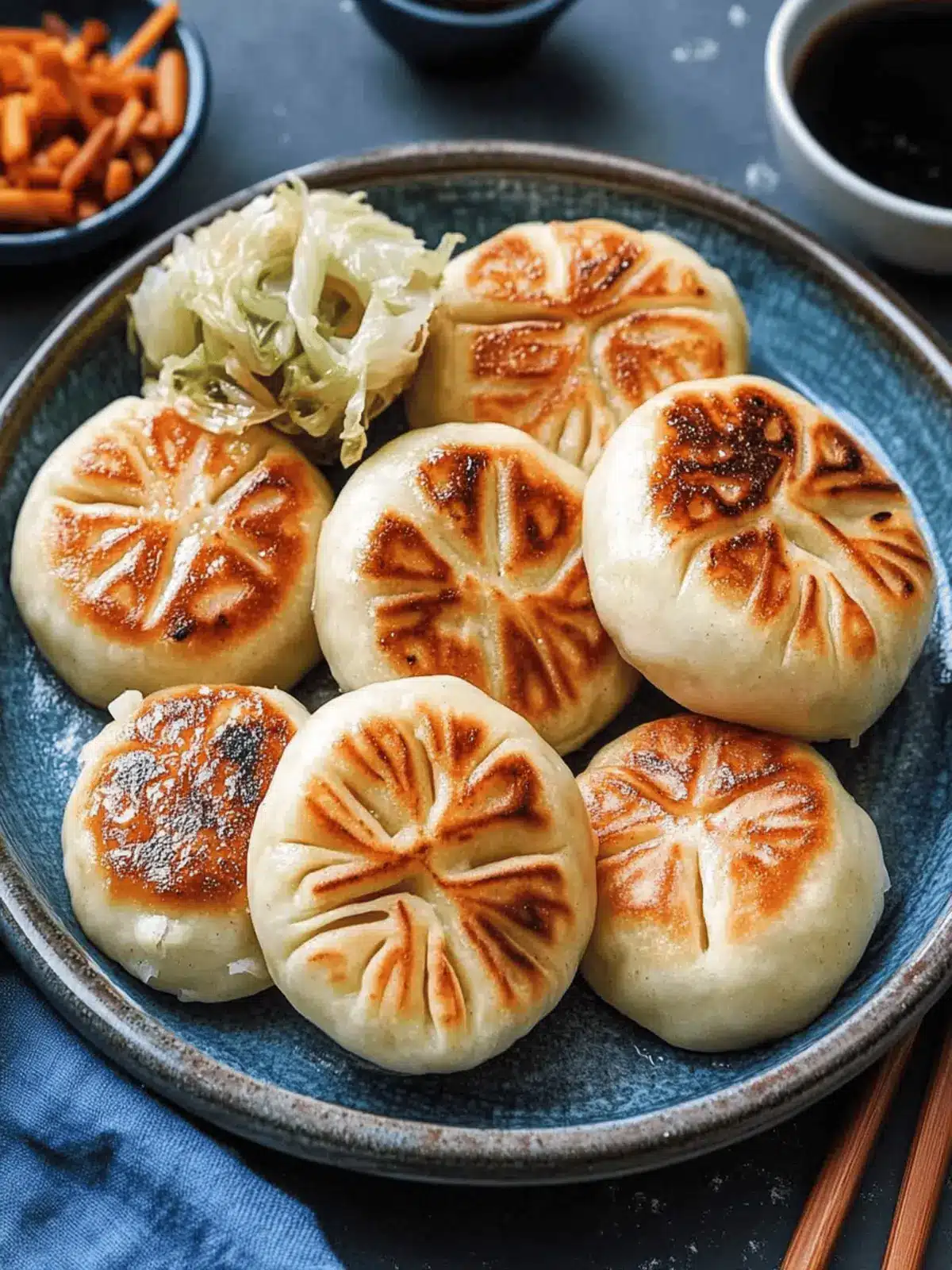 Delicious Pan-Fried Cabbage and Noodle Buns You ll Love 2 Pan-Fried Cabbage and Noodle Buns