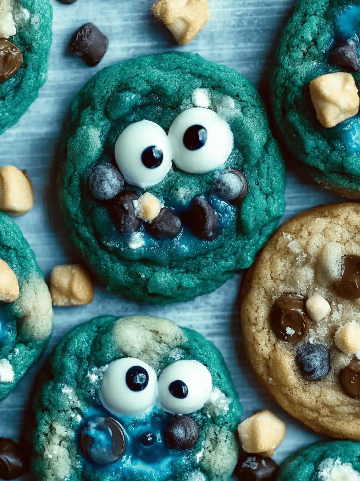 Cookie Monster Cookies: Fun Treats that Steal the Show! 2 Cookie Monster Cookies