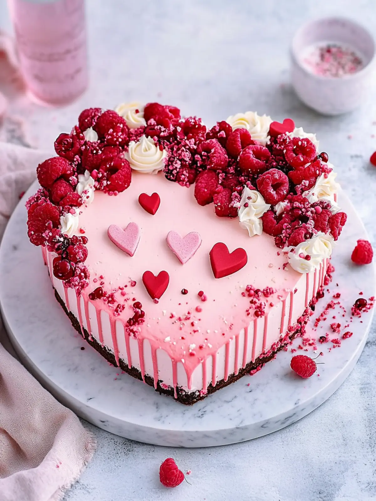 Easy Heart Shaped Cake Tutorial