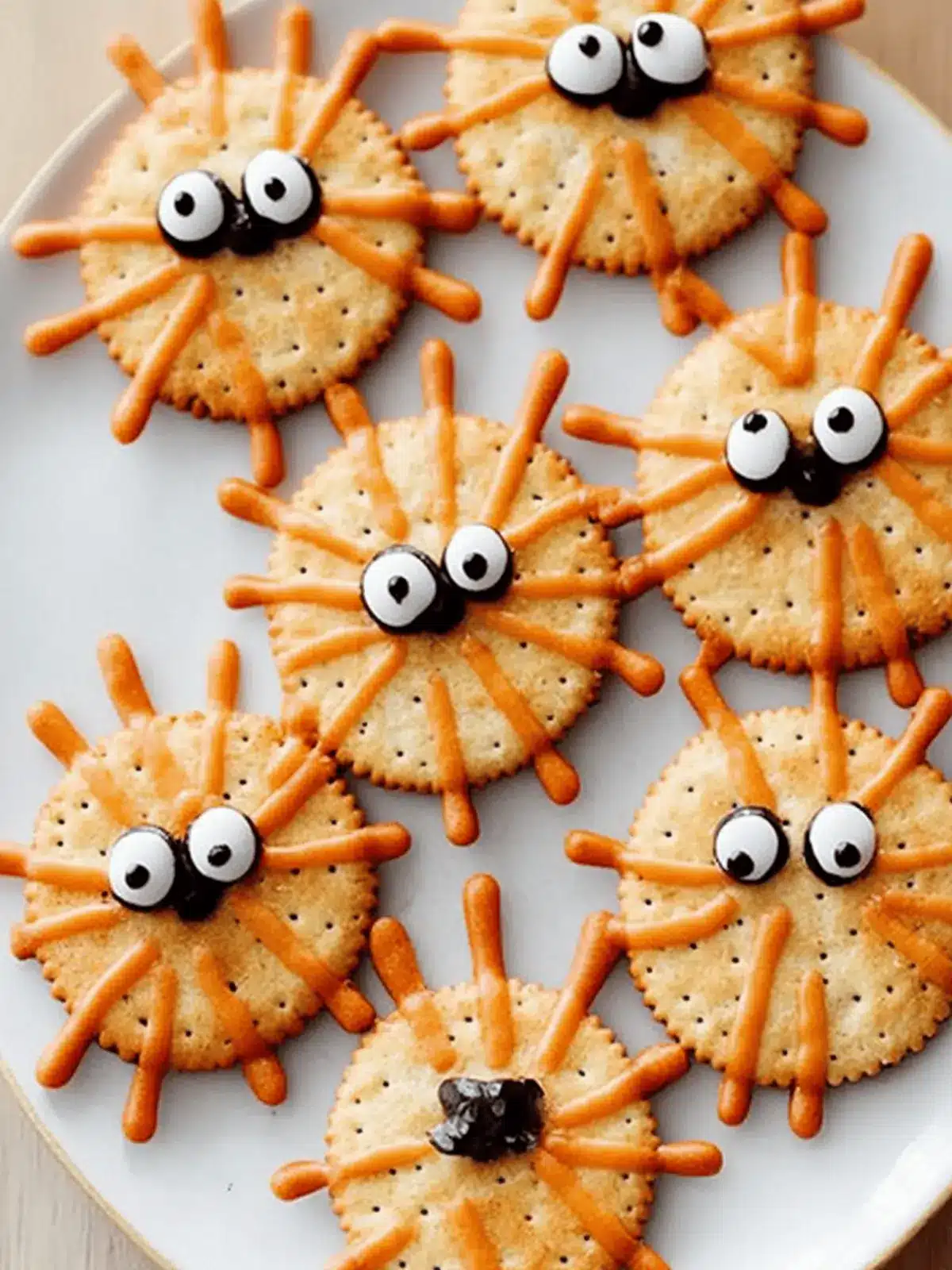 Spider-Themed Ritz Cracker Sandwiches (with Variations!)