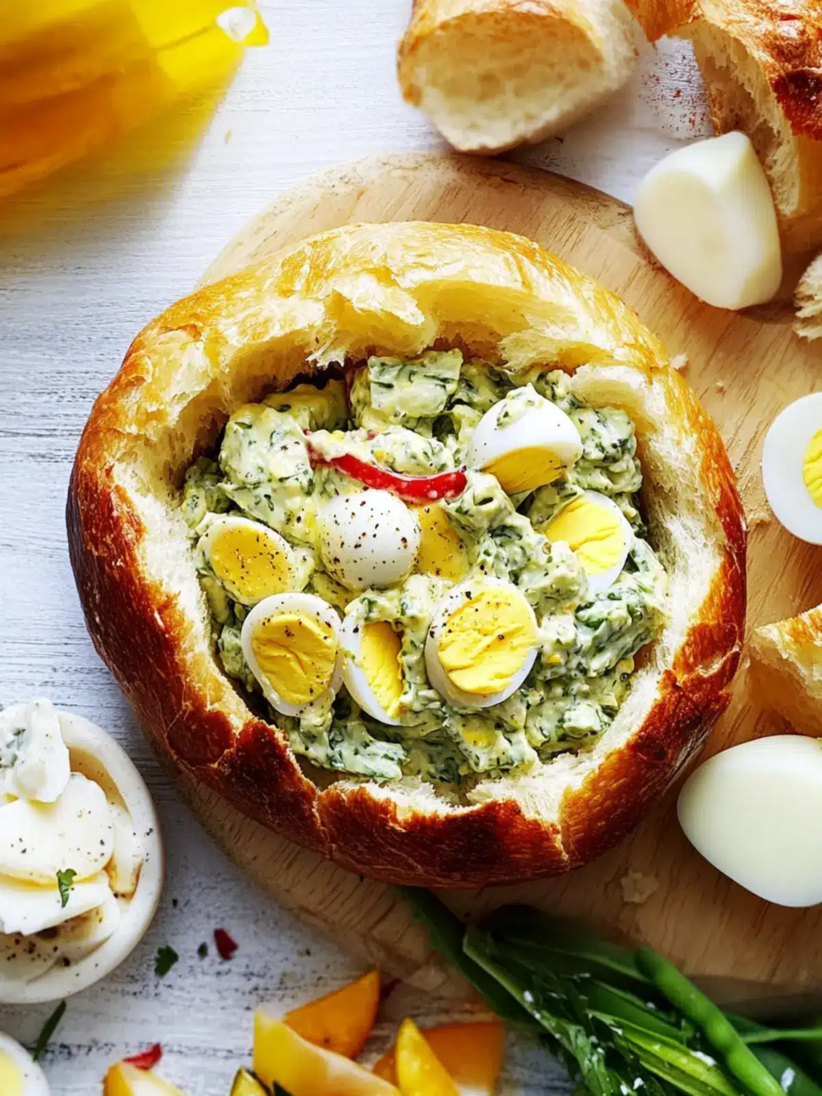 Egg Salad Cob