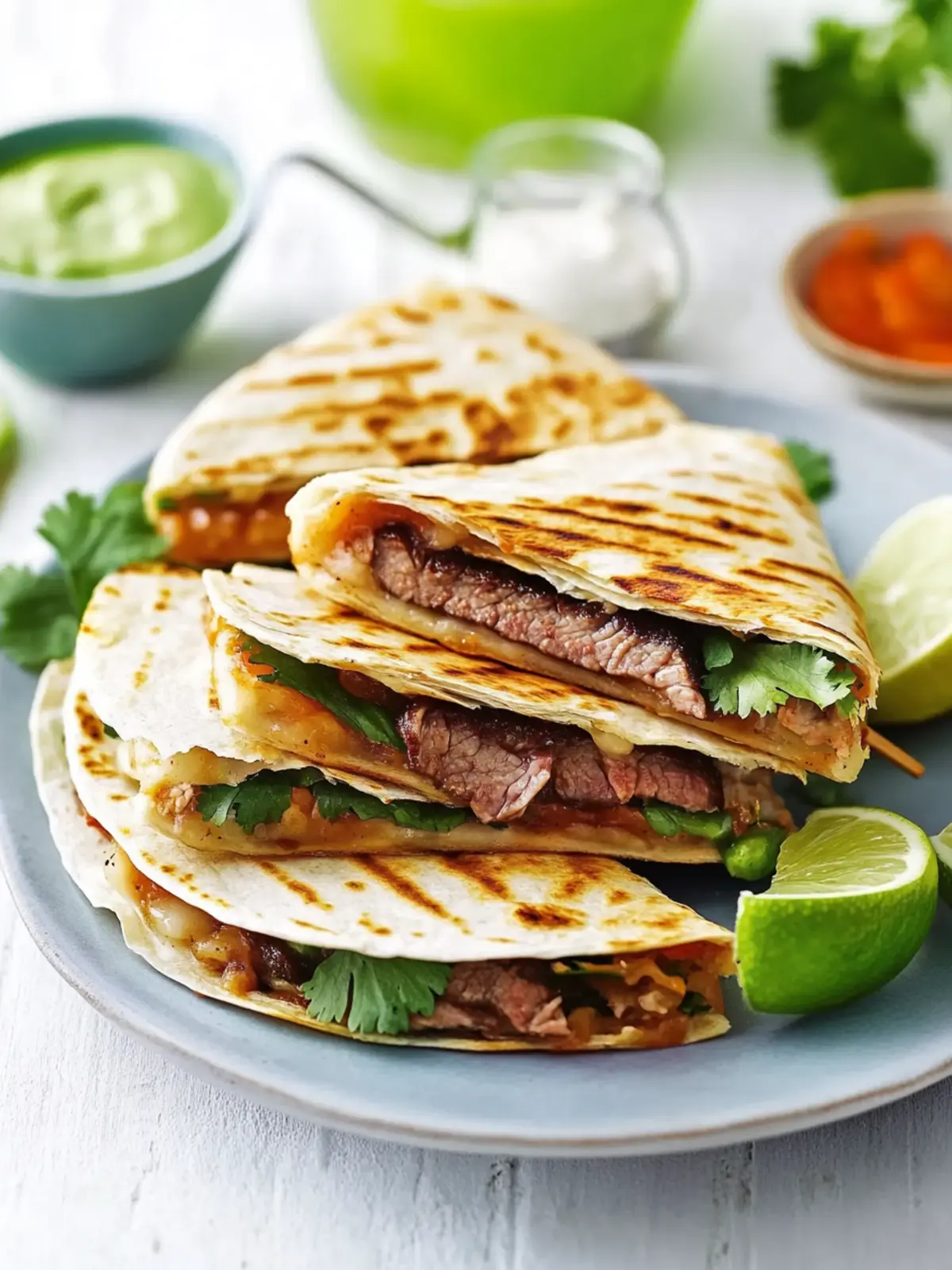 Beef Steak Quesadillas