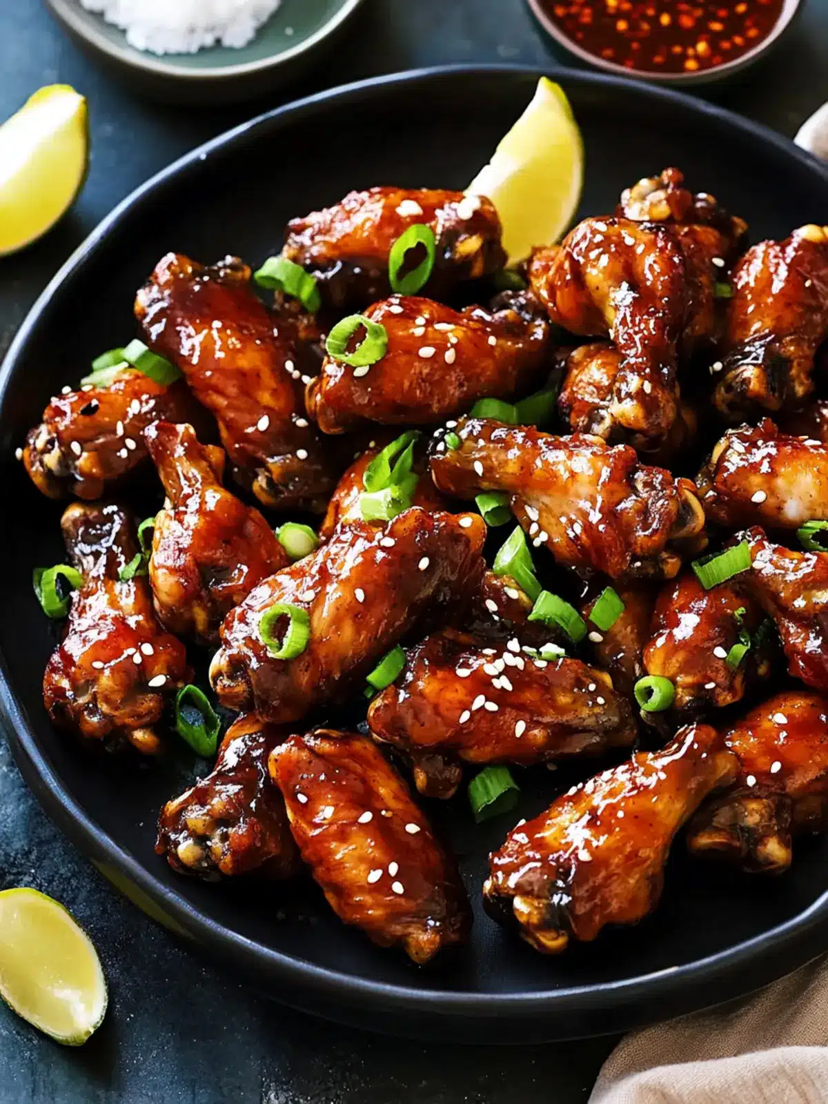 Sticky Hoisin and Garlic Chicken Wings for Ultimate Flavor Burst 3 Sticky Hoisin and Garlic Chicken Wings