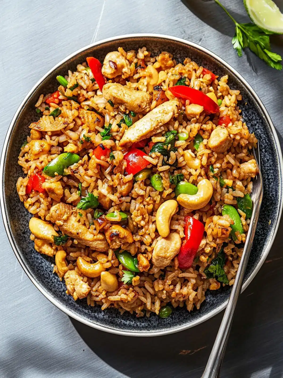 Cashew Chicken Fried Rice