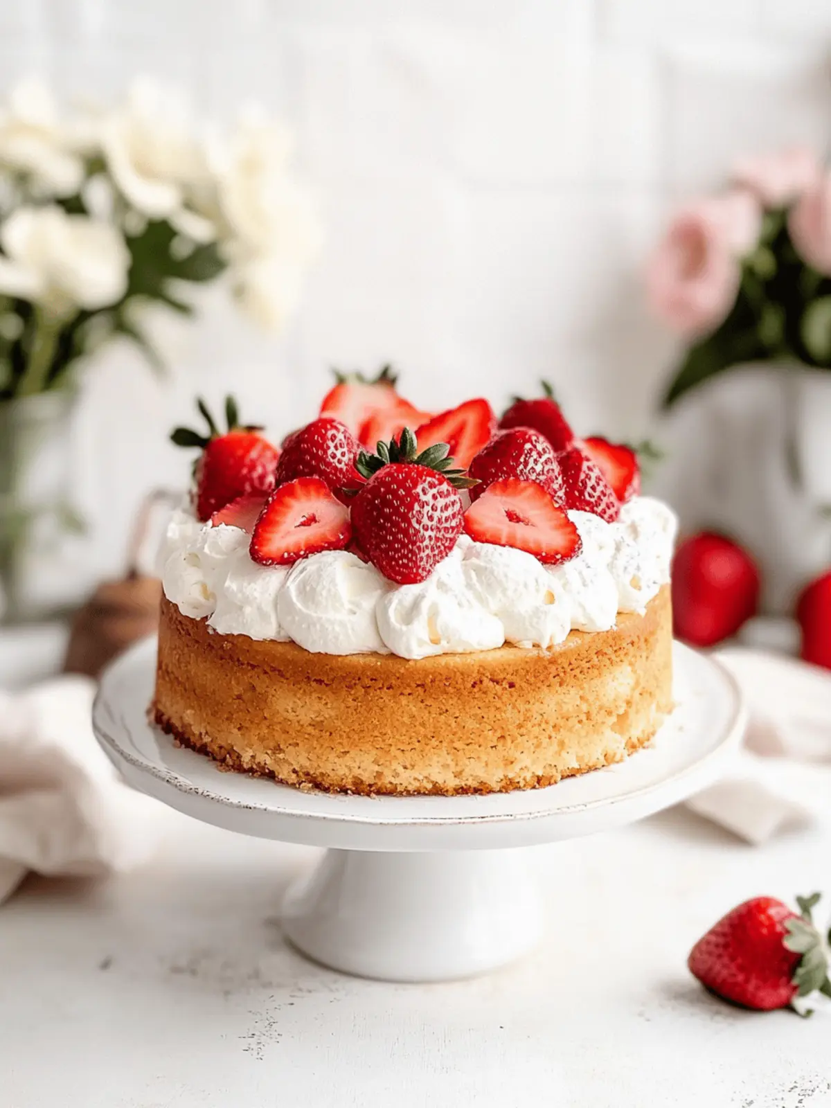 Strawberry Shortcake Cake
