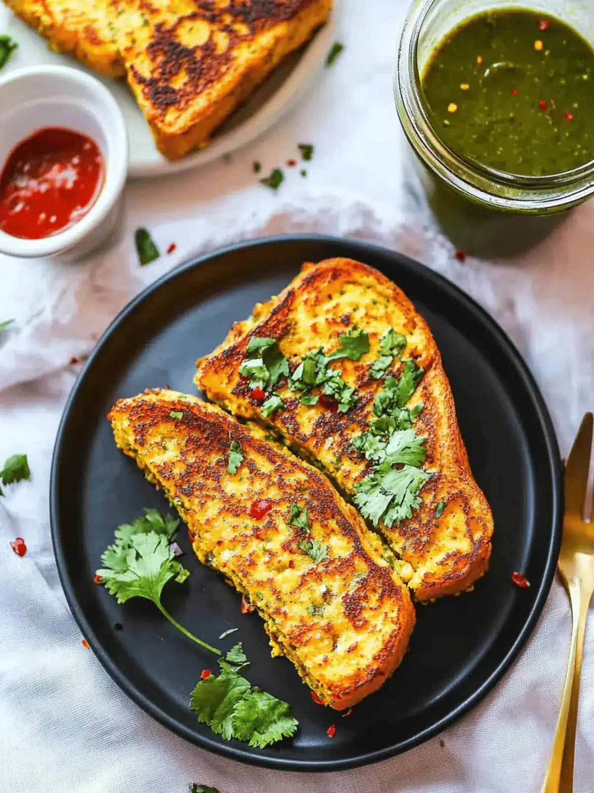 Savory Masala French Toast with Turmeric & Chili Bliss 3 Savory Masala French Toast with Turmeric & Chili