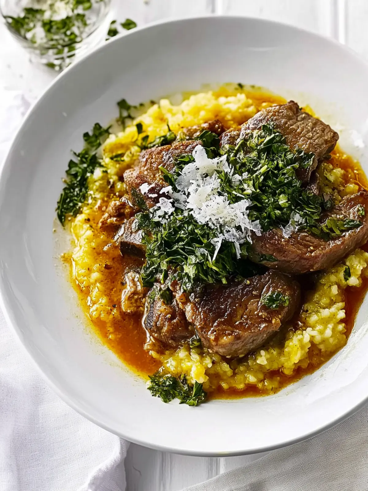 Veal Osso Bucco alla Milanese Gremolata