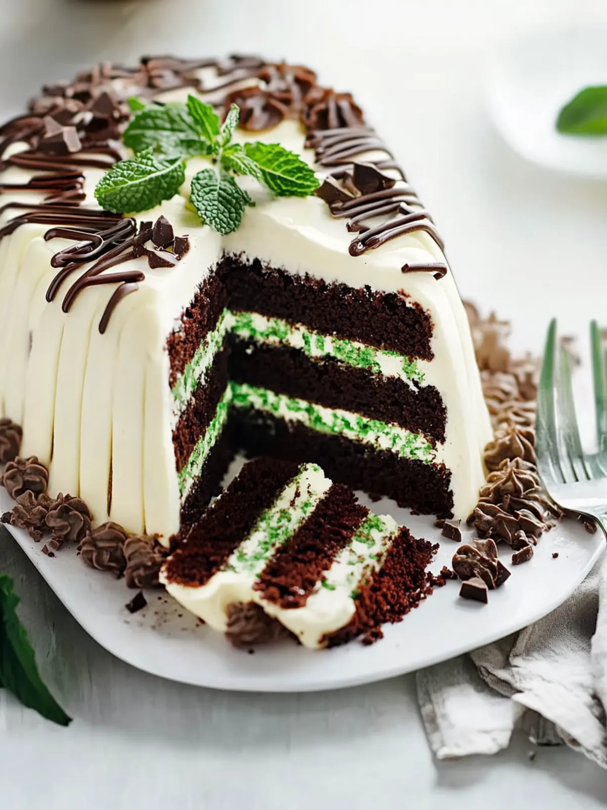 Deliciously Easy Chocolate Mint Ripple Cake to Wow Your Guests 3 Chocolate Mint Ripple Cake