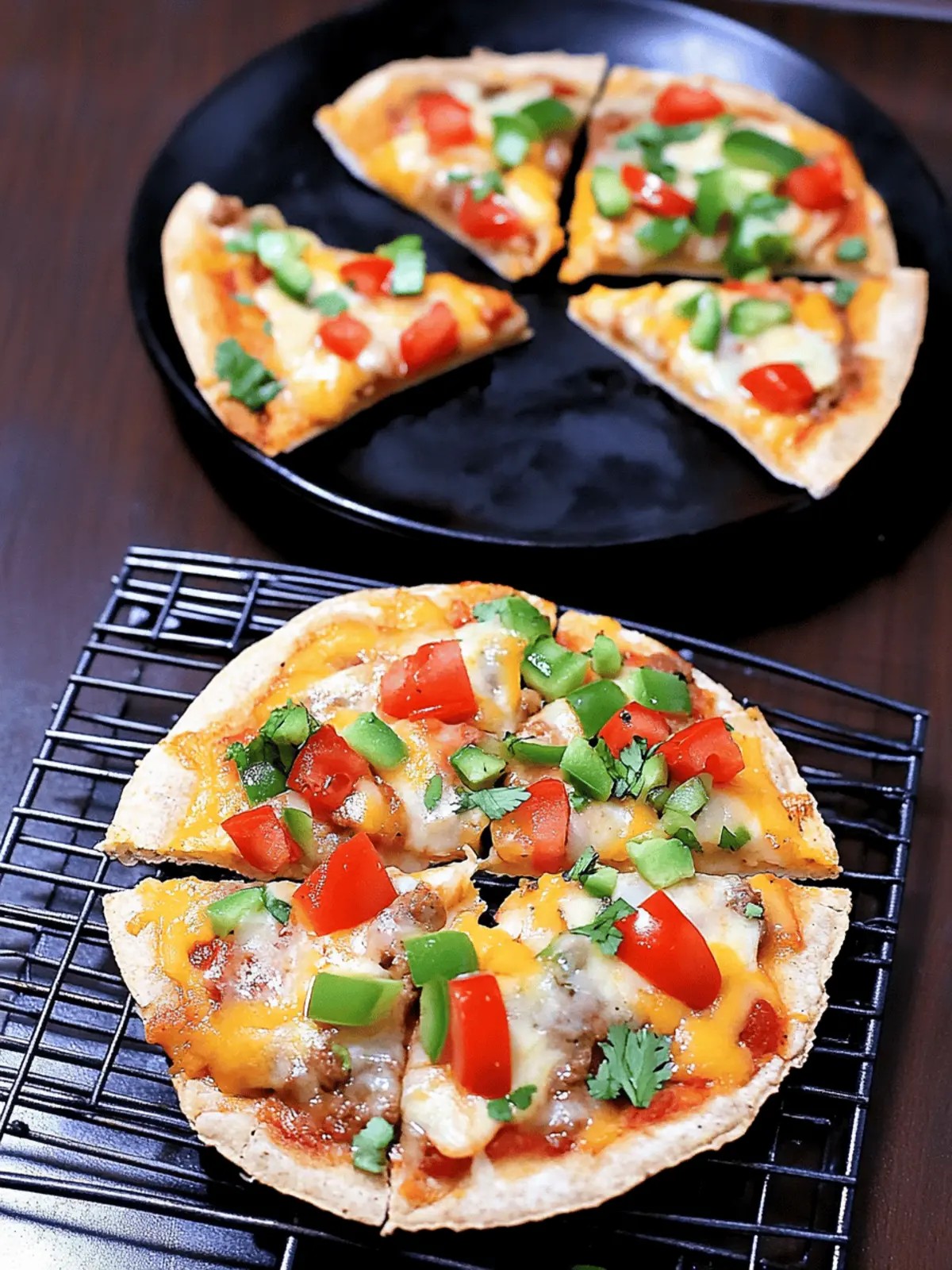 Mexican Pizza | Taco Bell Style Vegetarian Mexican Pizza