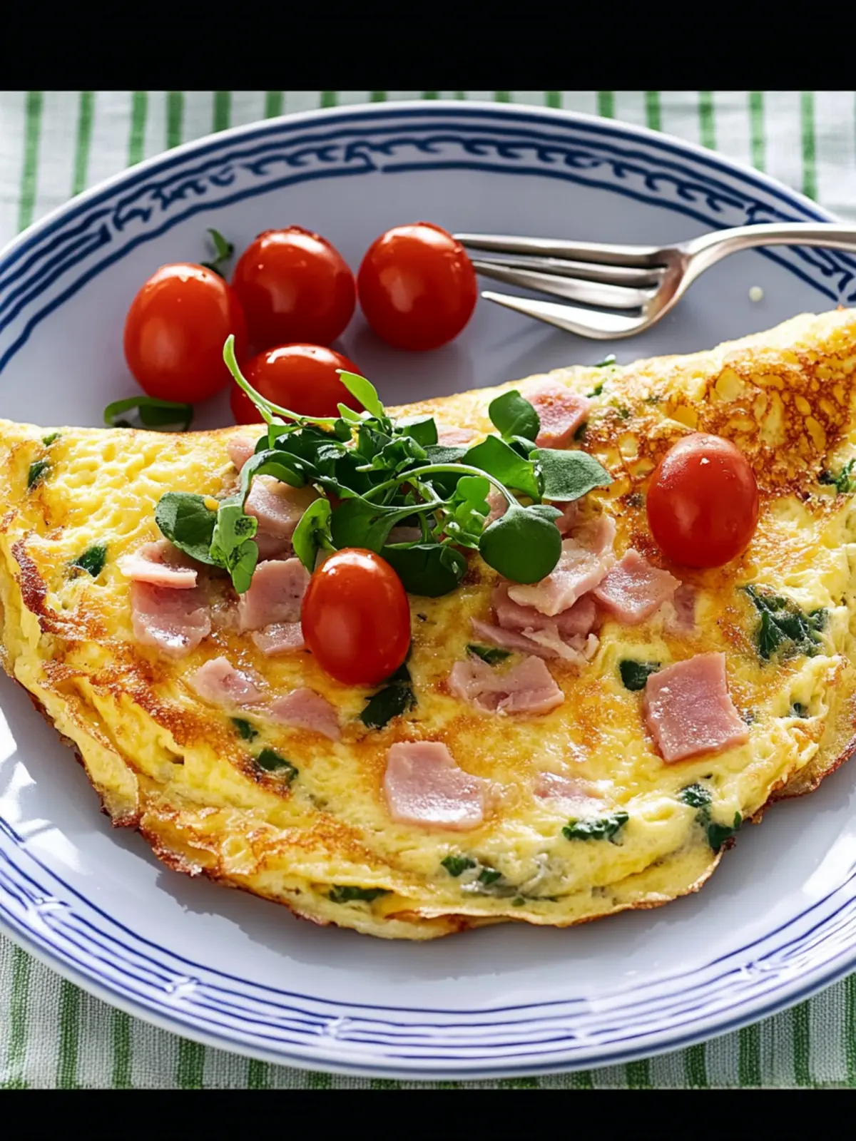 Master the Fluffy Cheese And Ham Omelette in Minutes 2 Fluffy Cheese And Ham Omelette