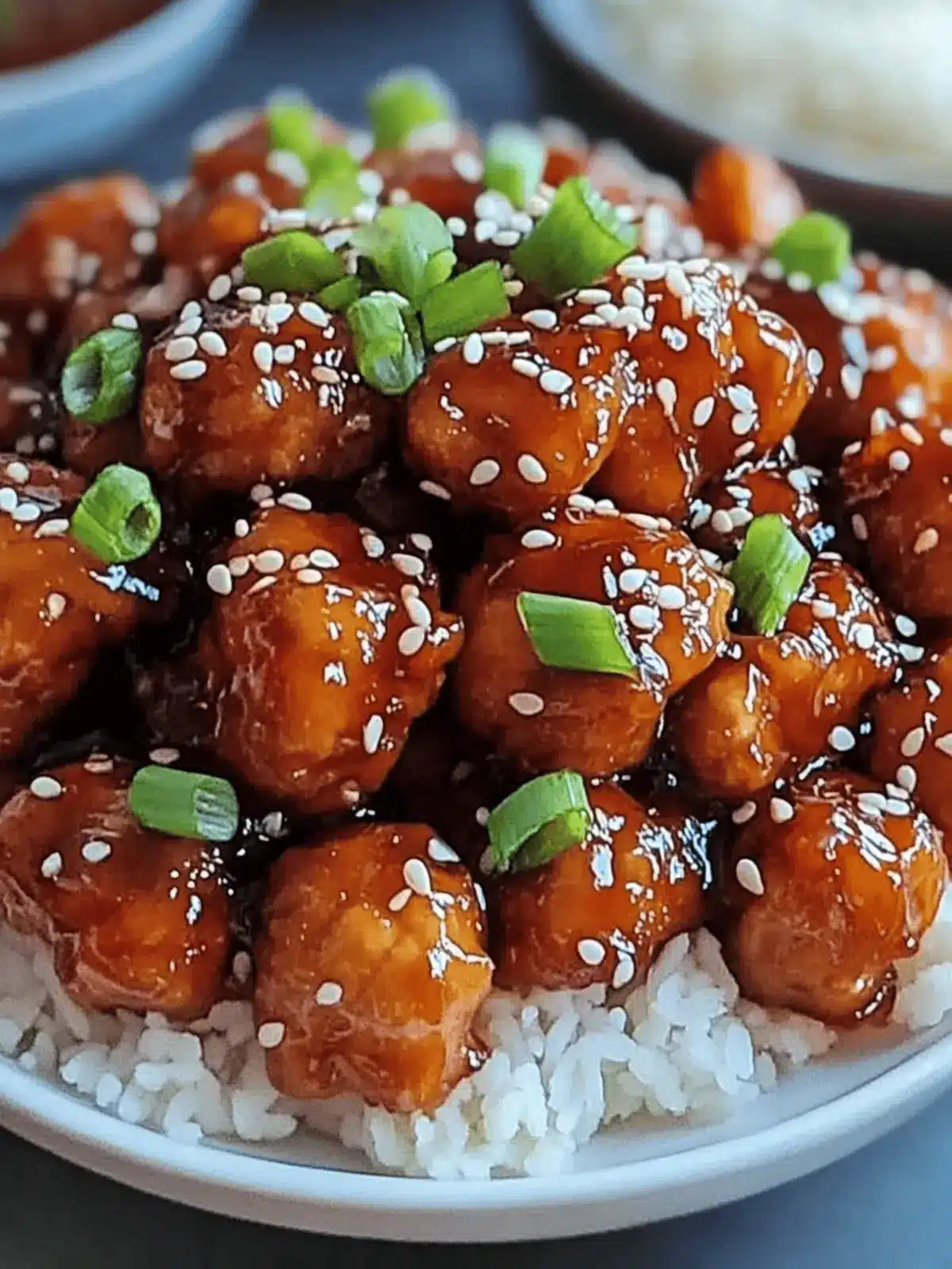 Crispy Chinese Honey Garlic Chicken