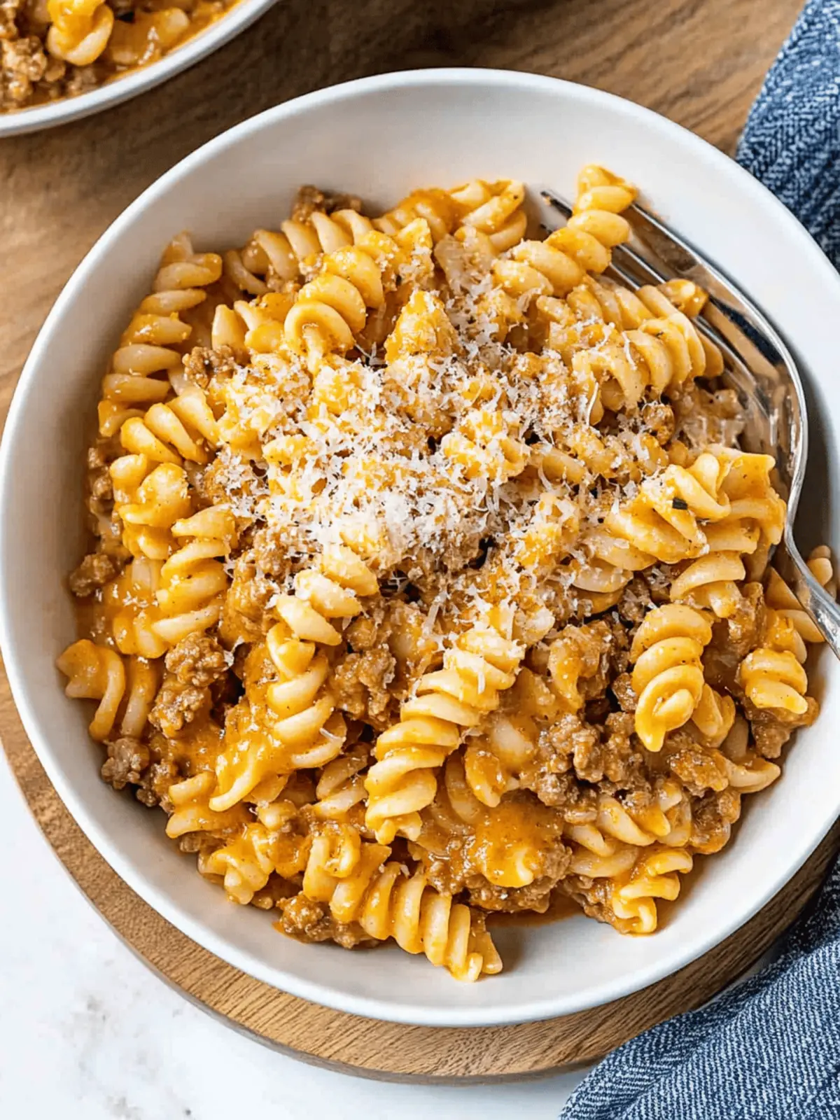 One-Pot Creamy Ground Beef Pasta