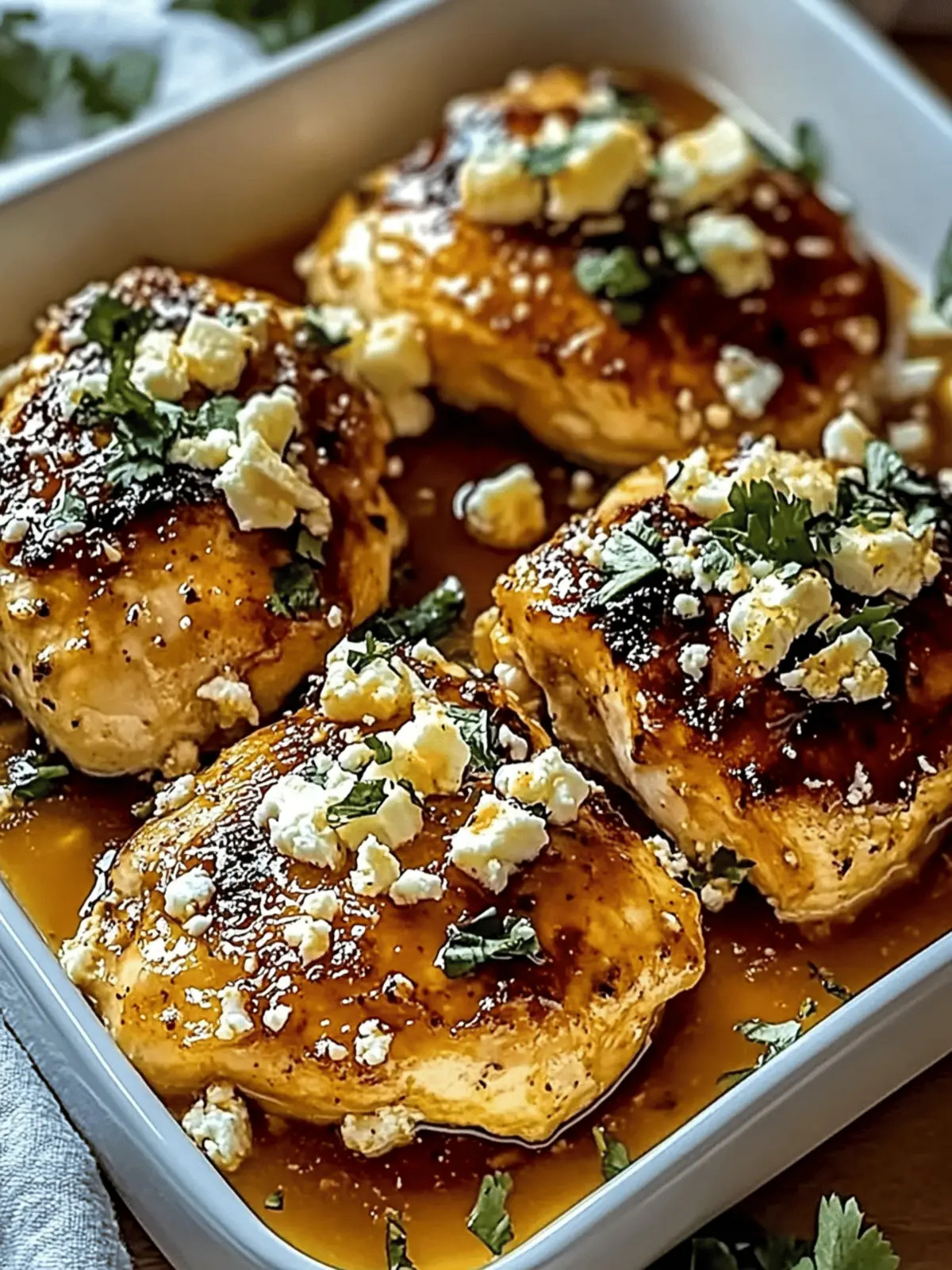 Hot Honey Feta Chicken Dish: Sweet, Spicy, and Irresistible 4 Hot Honey Feta Chicken Dish: A Deliciously Spicy and Savory Recipe
