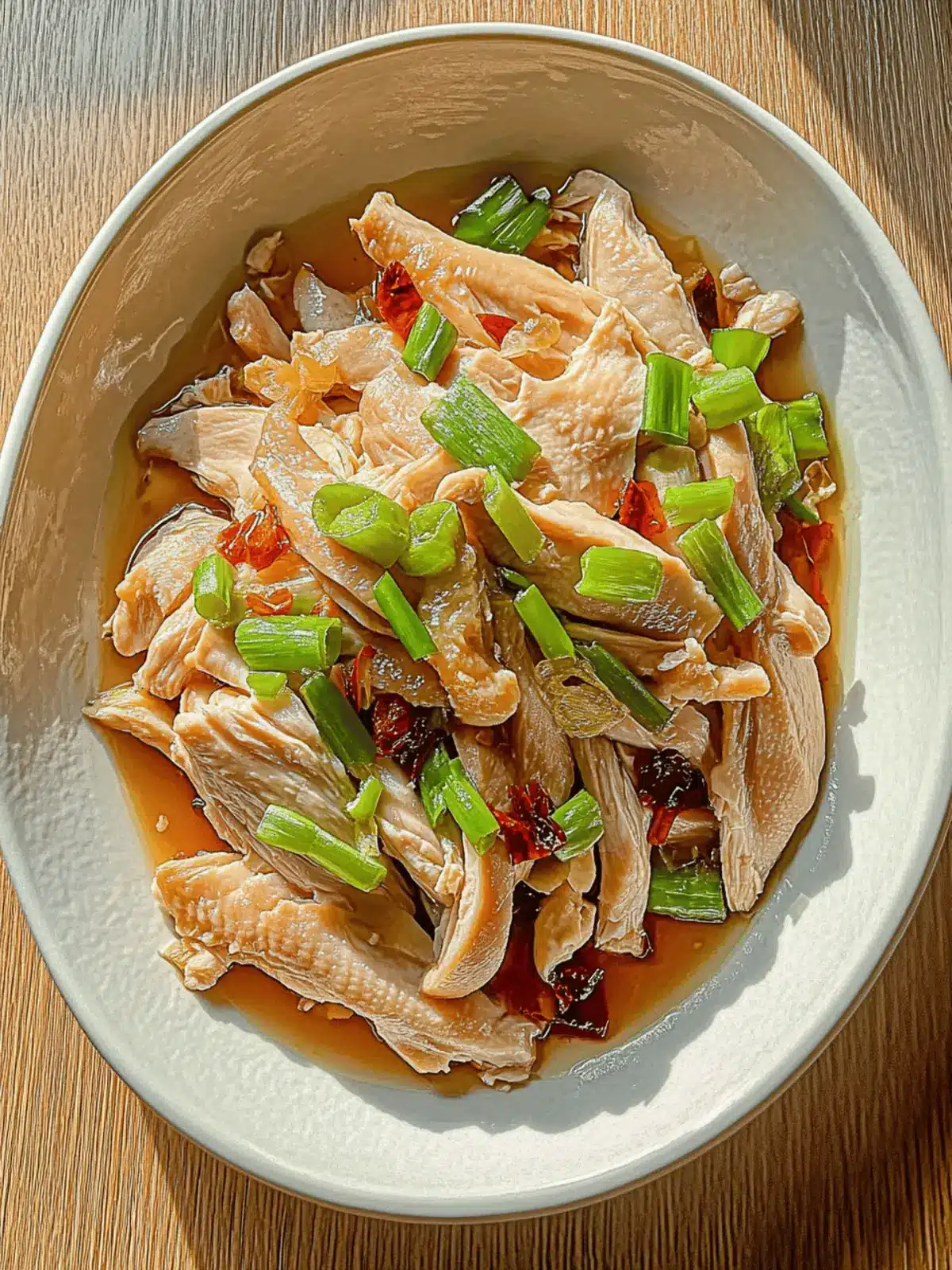 Tantalizing Chinese Steamed Chicken with Ginger Scallion Sauce 2 Chinese Steamed Chicken With Ginger Scallion Sauce