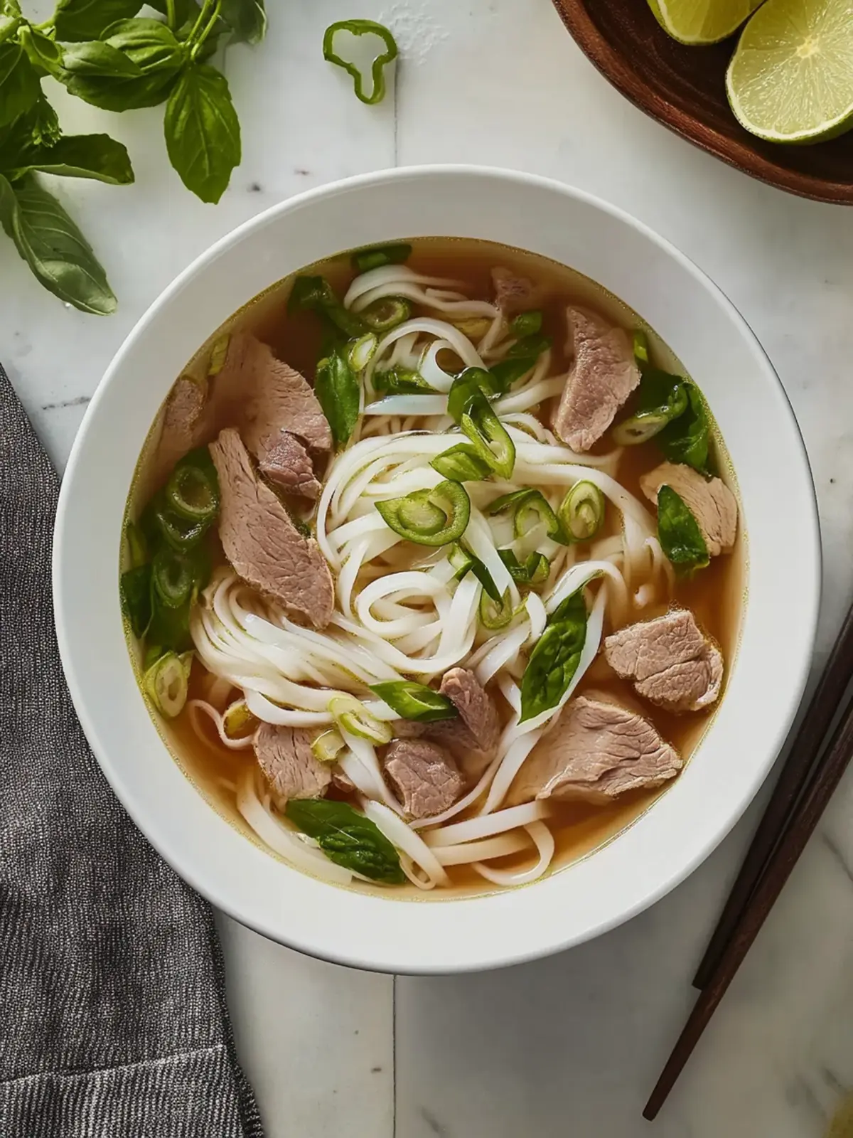 Pho (Vietnamese Noodle Soup)