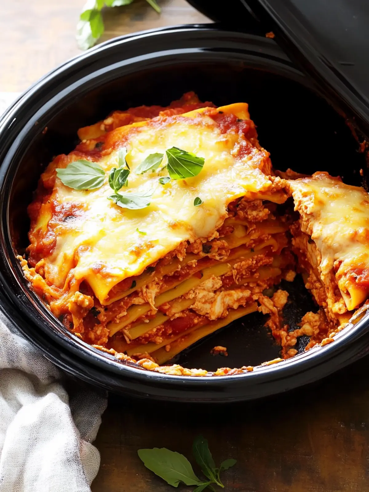 Slow Cooker Butter Chicken Lasagne: A Comforting Family Favorite 4 Slow Cooker Butter Chicken Lasagne