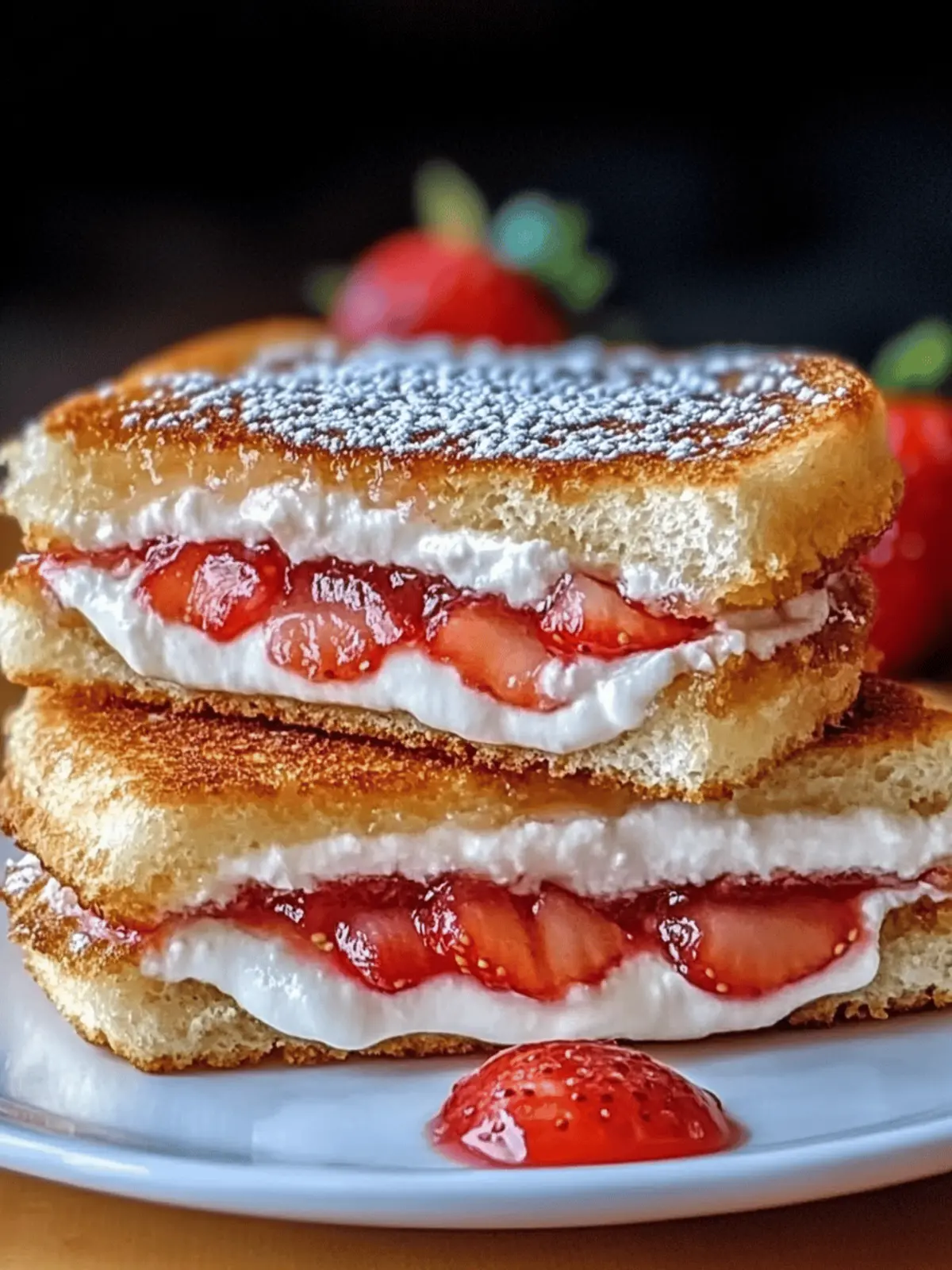 Crispy Fried Strawberry Cheesecake Sandwiches You ll Love 2 Crispy Fried Strawberry Cheesecake Sandwiches You ll Love