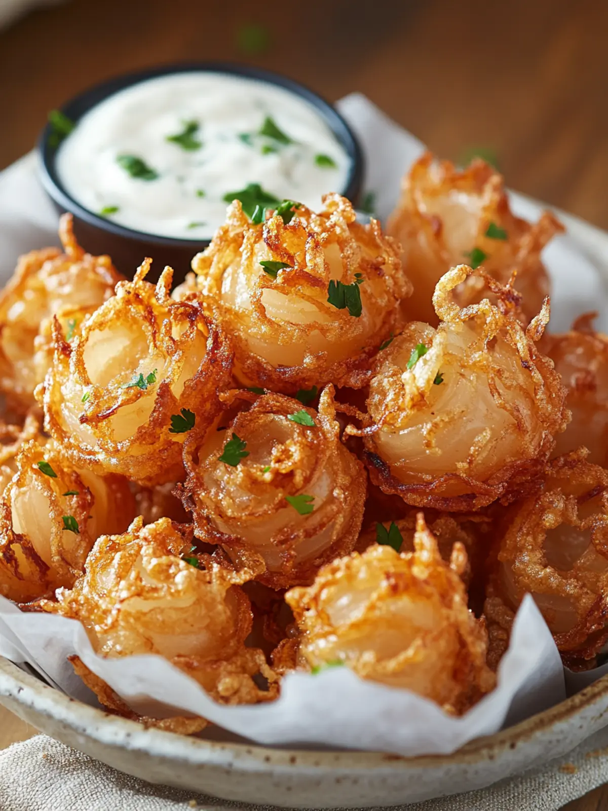 Crispy Mini Bloomin Onions