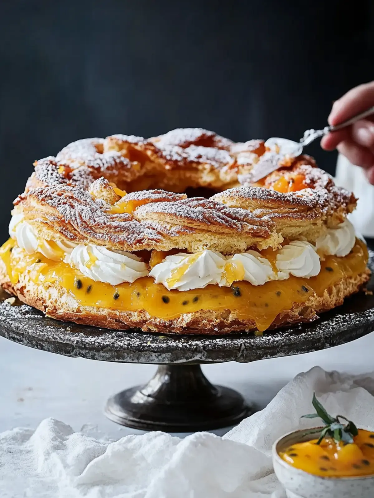Decadent Paris Brest With Passionfruit Curd You'll Adore 2 Paris Brest With Passionfruit Curd