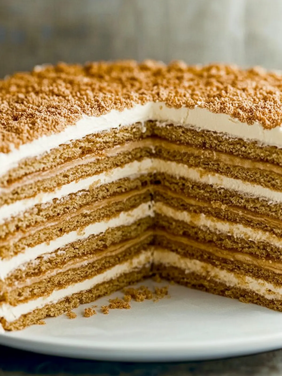 Decadent Russian Honey Cake with Burnt-Honey Icing Recipe 4 Russian honey cake