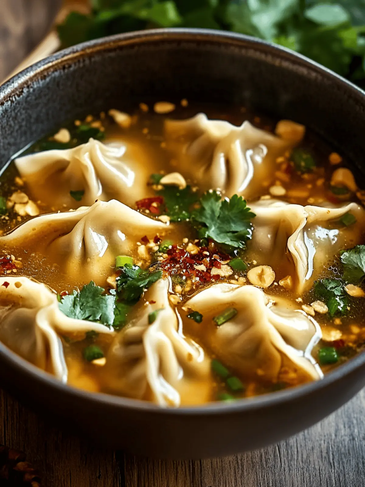 Thai Potsticker Soup: Cozy Comfort in a Bowl of Flavor 4 Thai Potsticker Soup