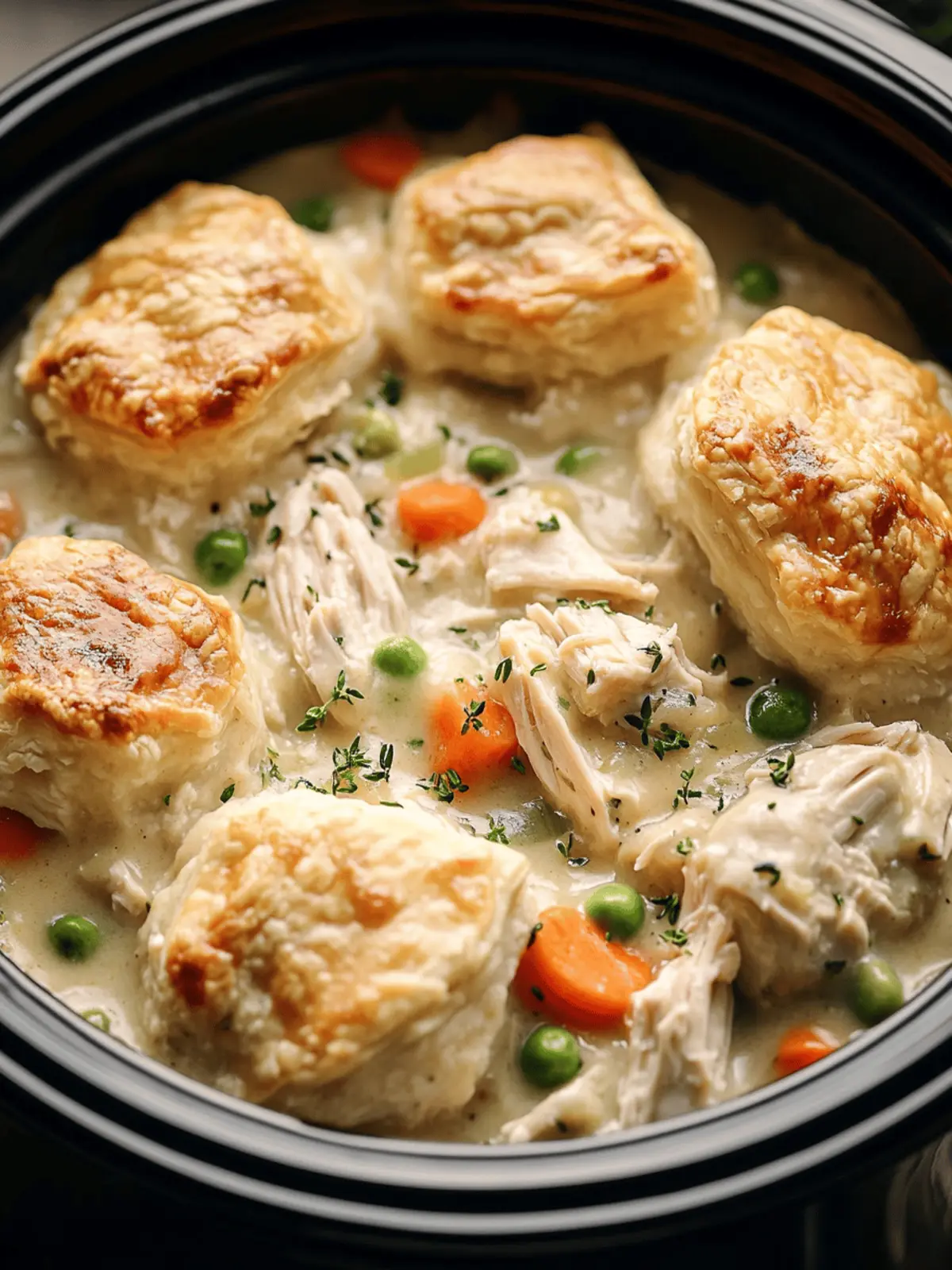 Crock Pot Chicken Pot Pie