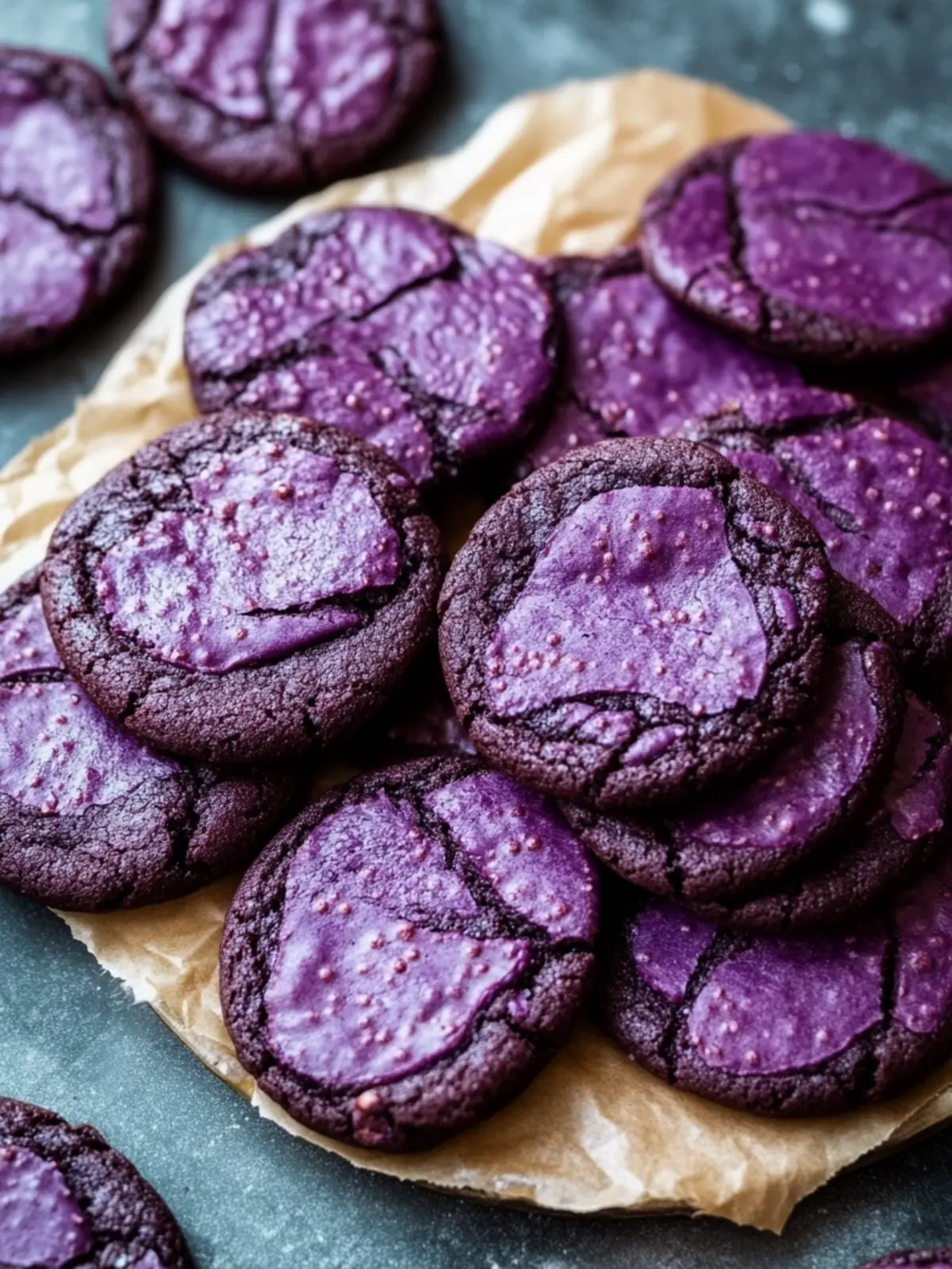 Decadent 30-Minute Ube Brownie Cookies to Satisfy Cravings 3 Ube Brownie Cookies