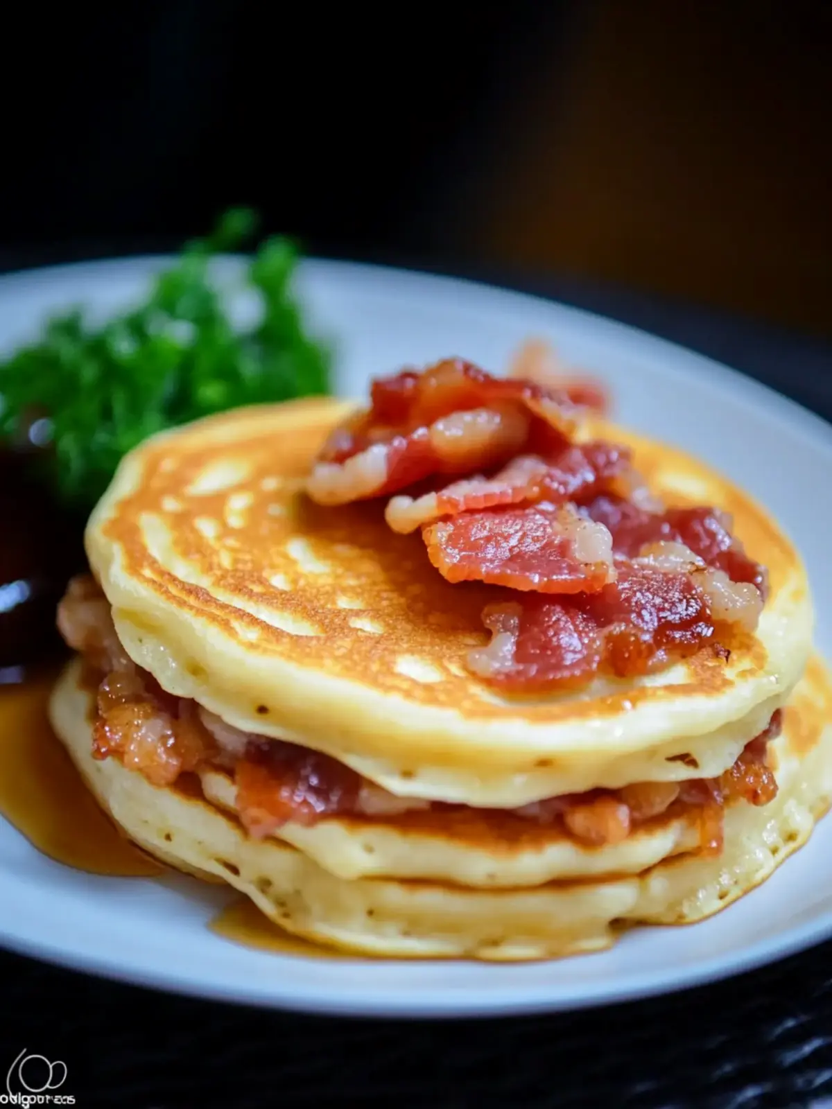 Bacon Stuffed Pancake
