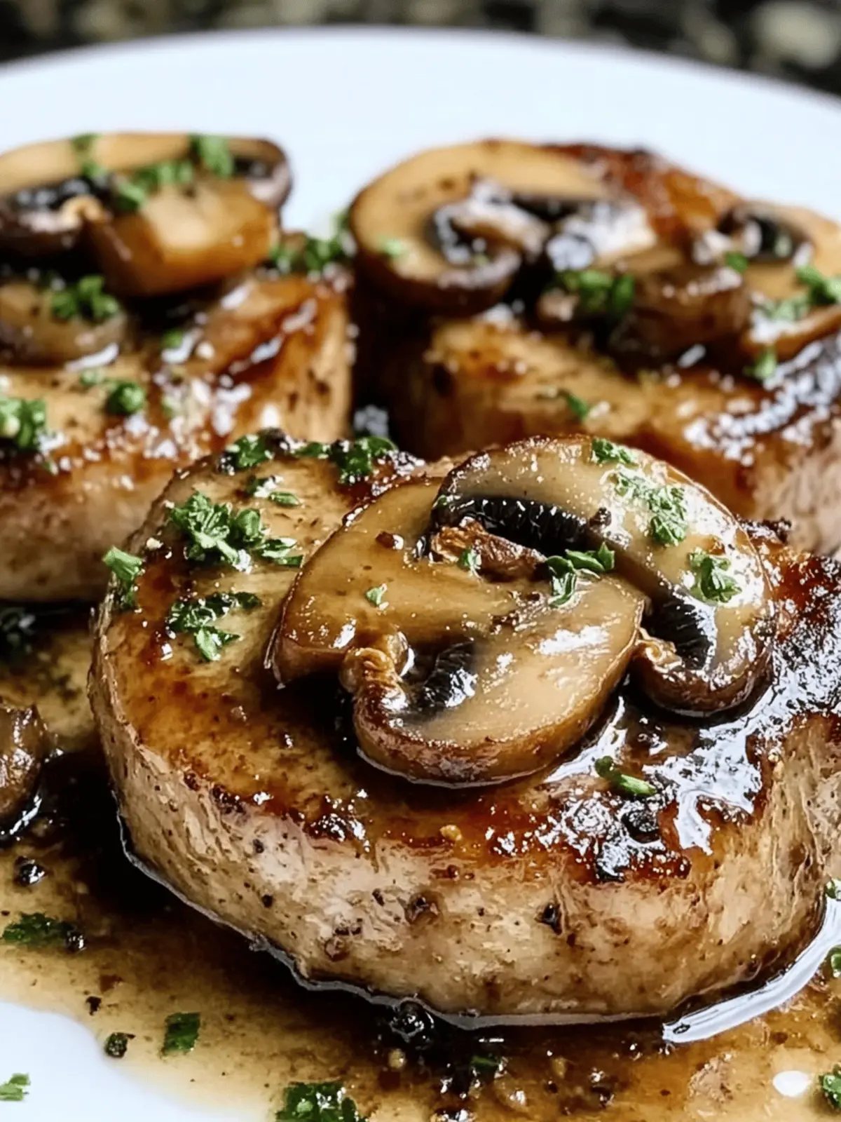 Garlic Butter Mushroom Pork Chops to Make Dinner Delightful 3 Garlic Butter Mushroom Pork Chops make dinner delightful!