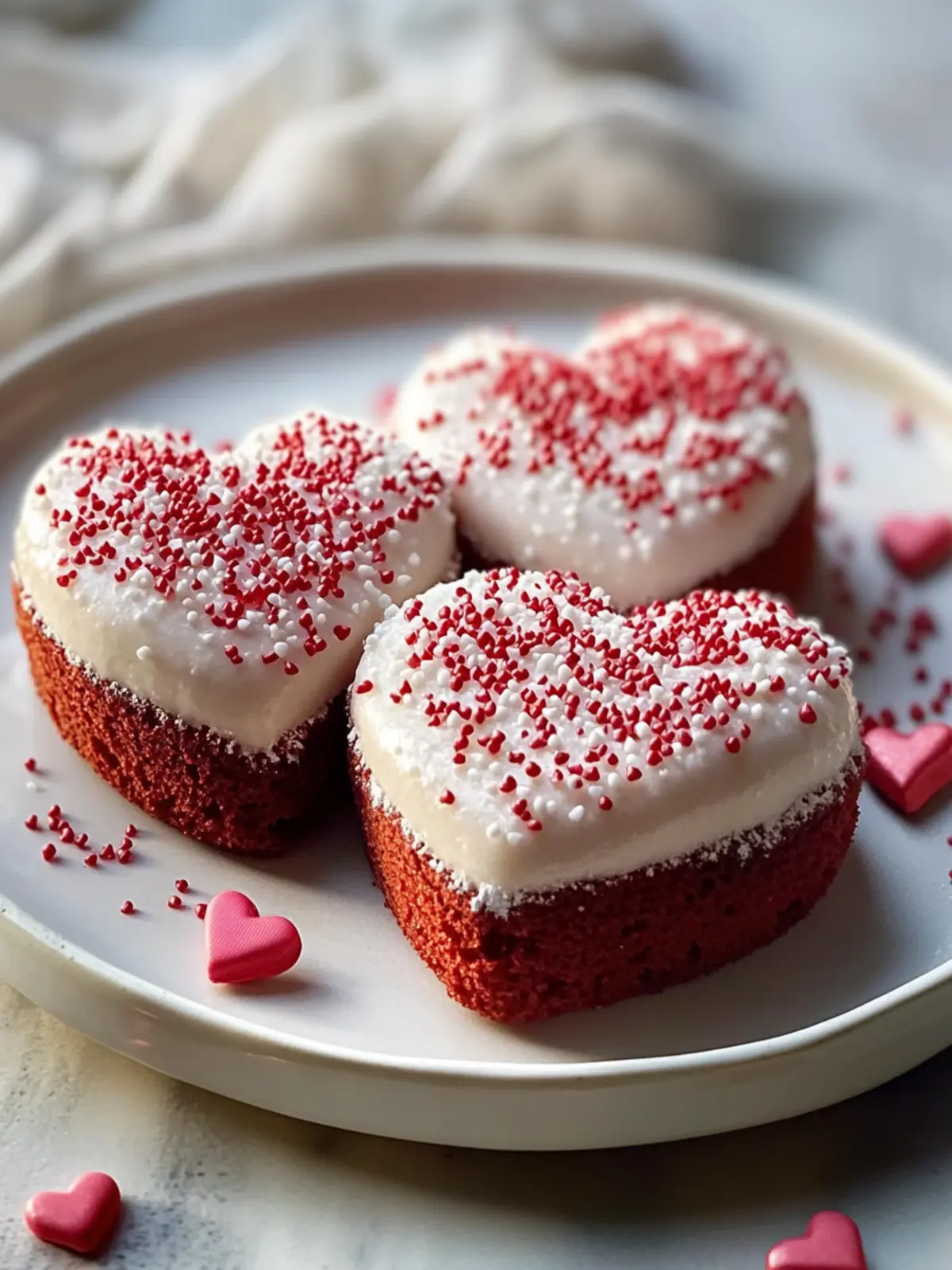 Valentines Mini Heart Cakes Recipe For Sweet Romance