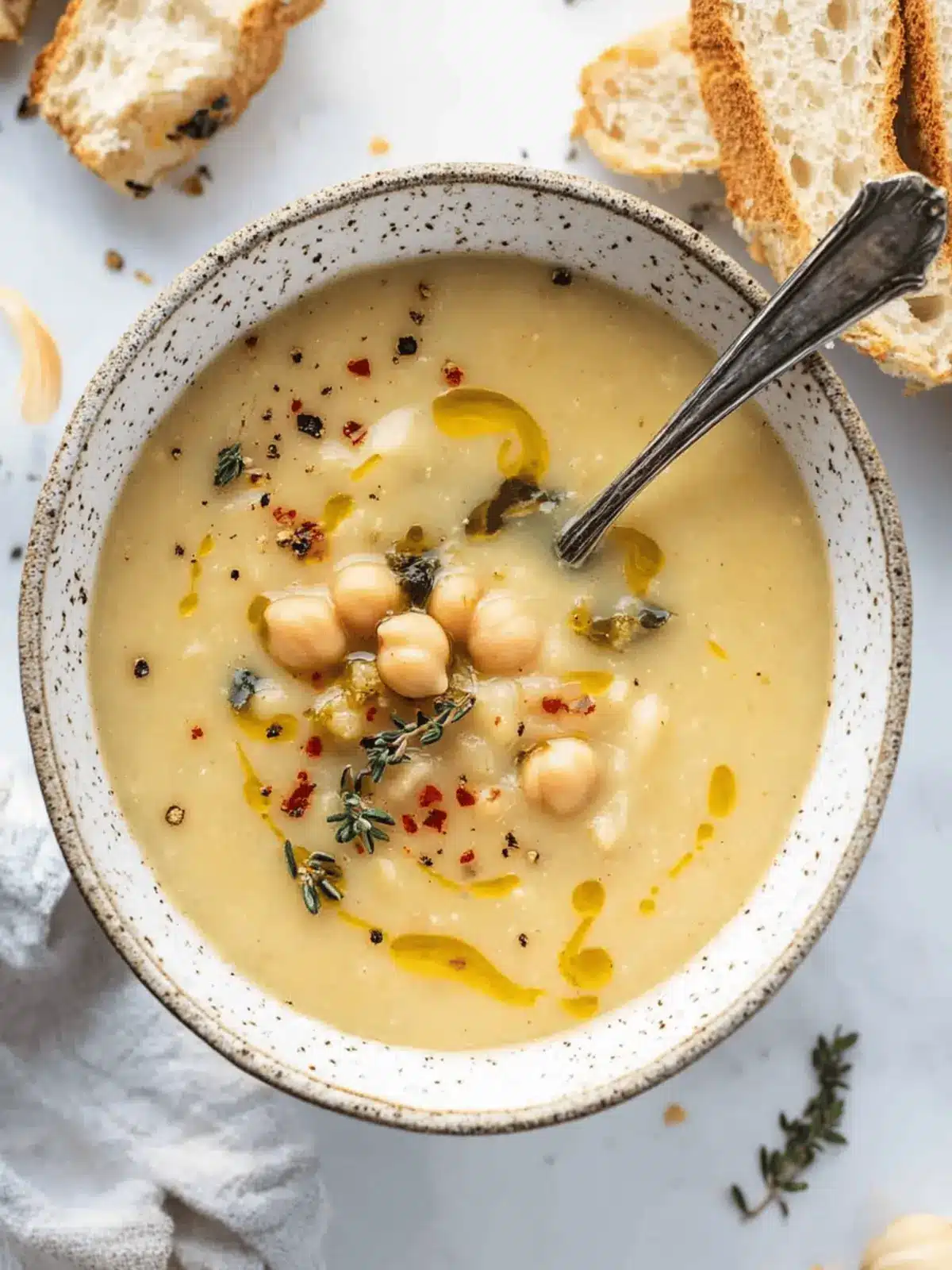 Hearty Vegan Garlic Chickpea Soup for Cozy Nights 2 Vegan Garlic Chickpea Soup