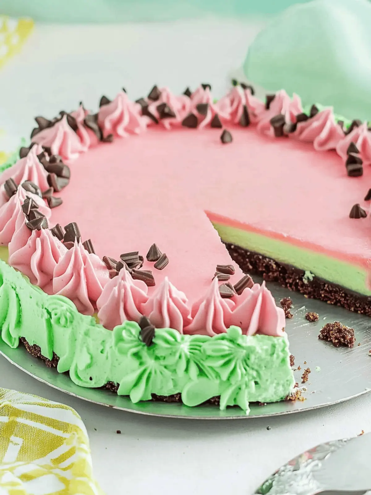 Watermelon Cheesecake That's No-Bake and Perfect for Summer 4 Watermelon Cheesecake