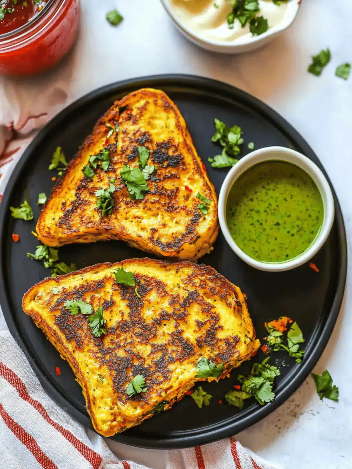Savory Masala French Toast with Turmeric & Chili Bliss 3 Savory Masala French Toast with Turmeric & Chili