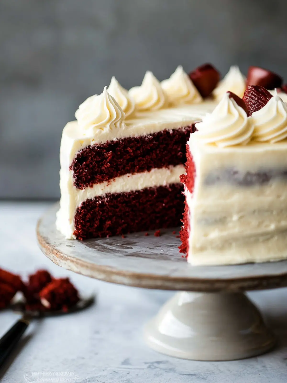 Mouthwatering Red Velvet Layer Cake with Cream Cheese Frosting 3 Red Velvet Layer Cake With Cream Cheese Frosting