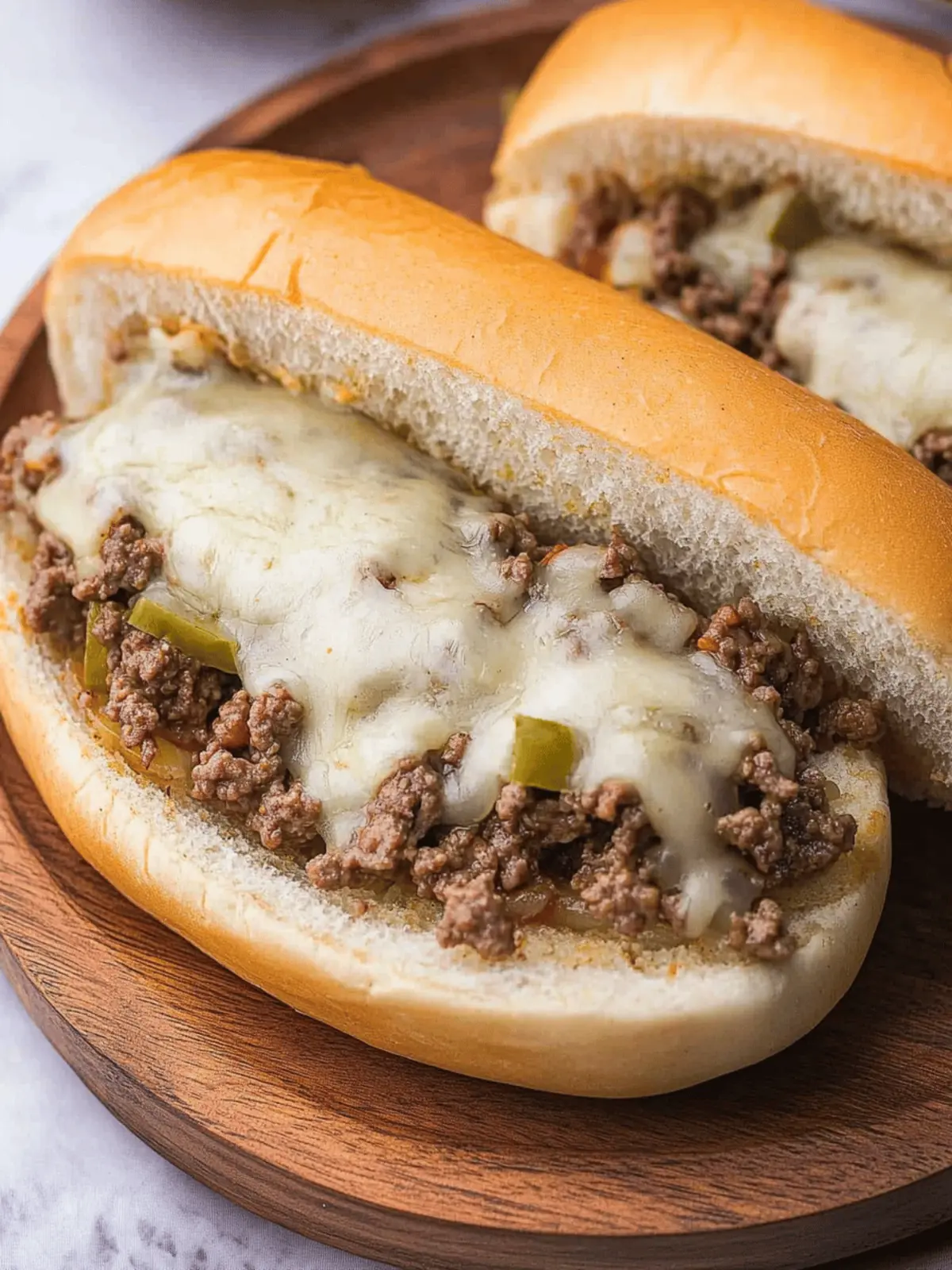 30-Minute Ground Beef Philly Cheesesteaks