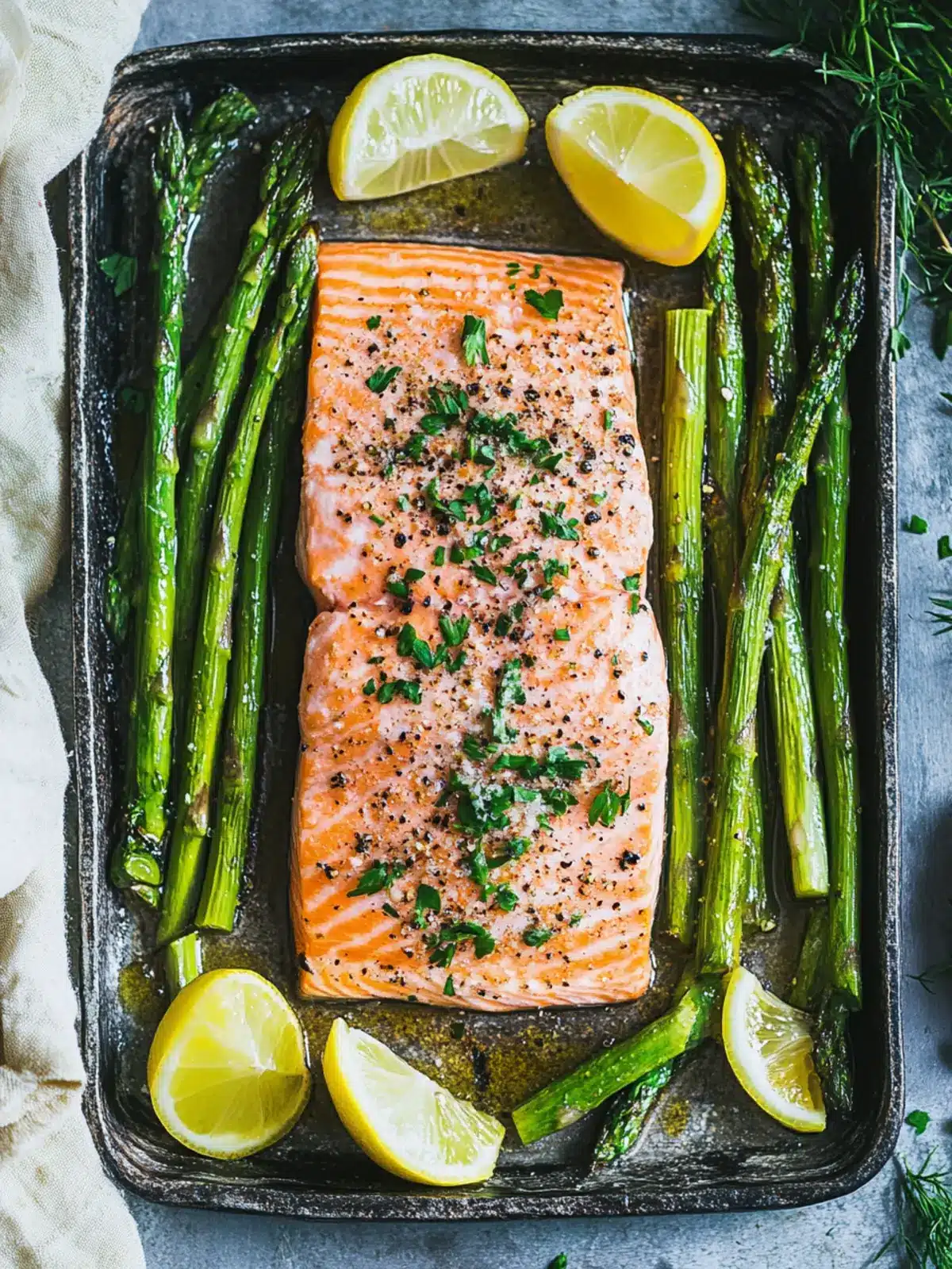 Salmon and Asparagus