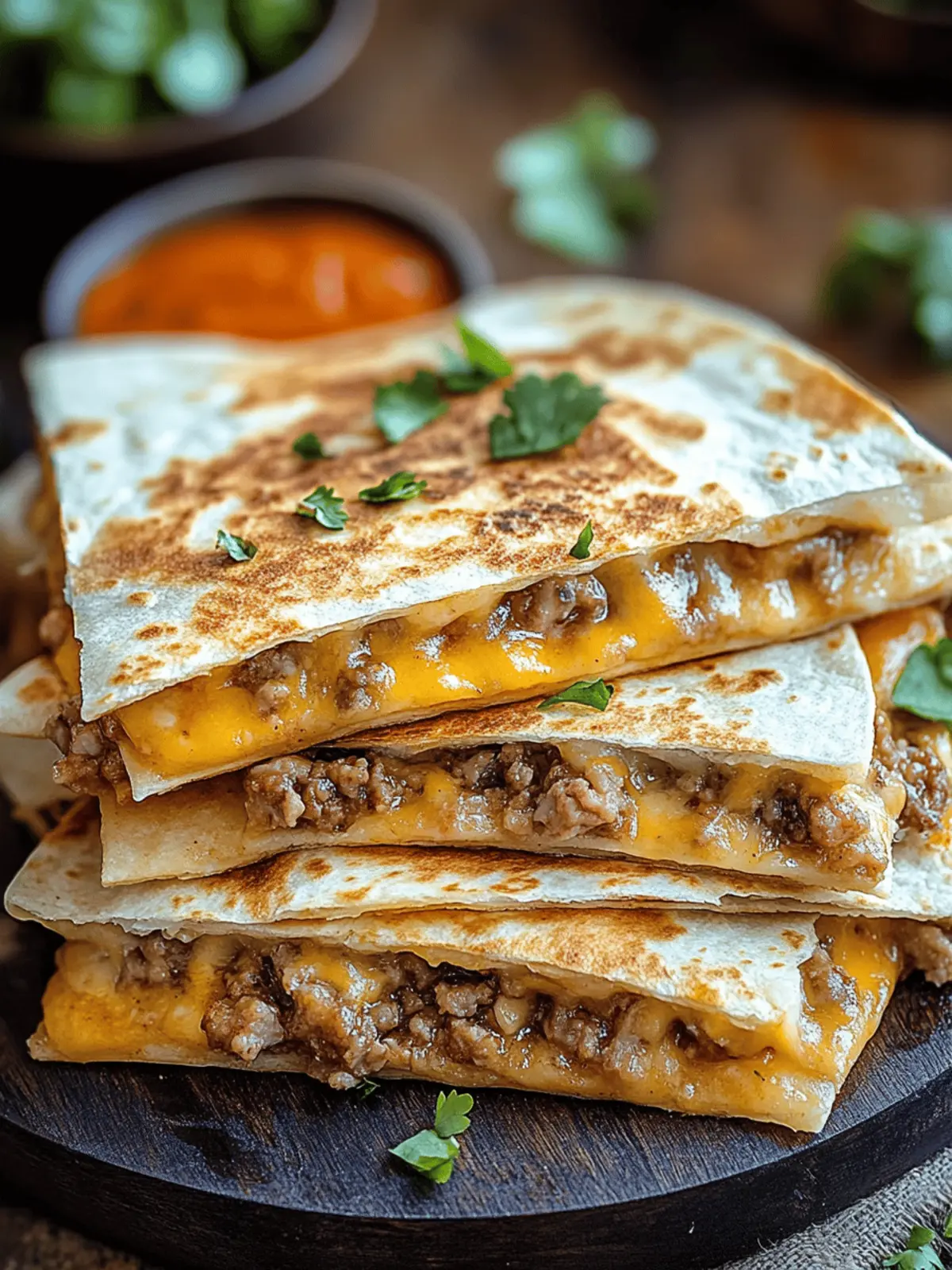 Smashburger Quesadillas: Quick, Cheesy Comfort Food Magic 4 Smashburger Quesadillas