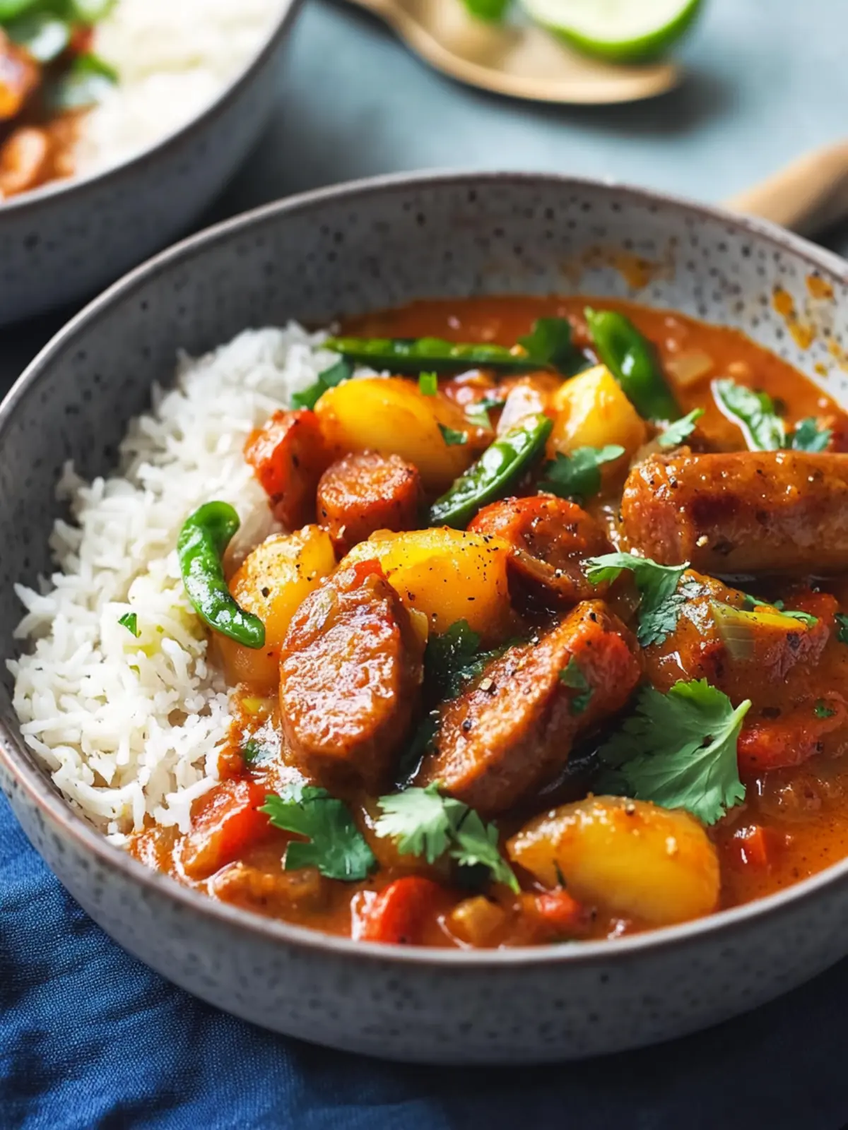 Sweet And Savoury Sausage Curry for Quick Family Dinners 3 Sweet And Savoury Sausage Curry