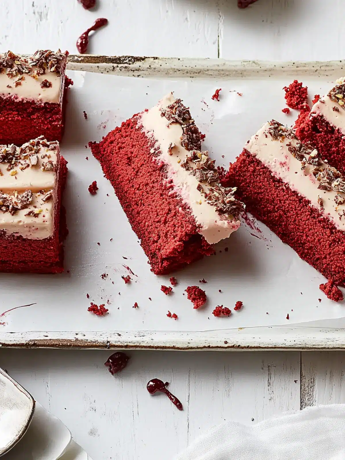 Red Velvet Flummery Crackle Slice: A Festive Treat to Cherish 2 Red Velvet Flummery Crackle Slice