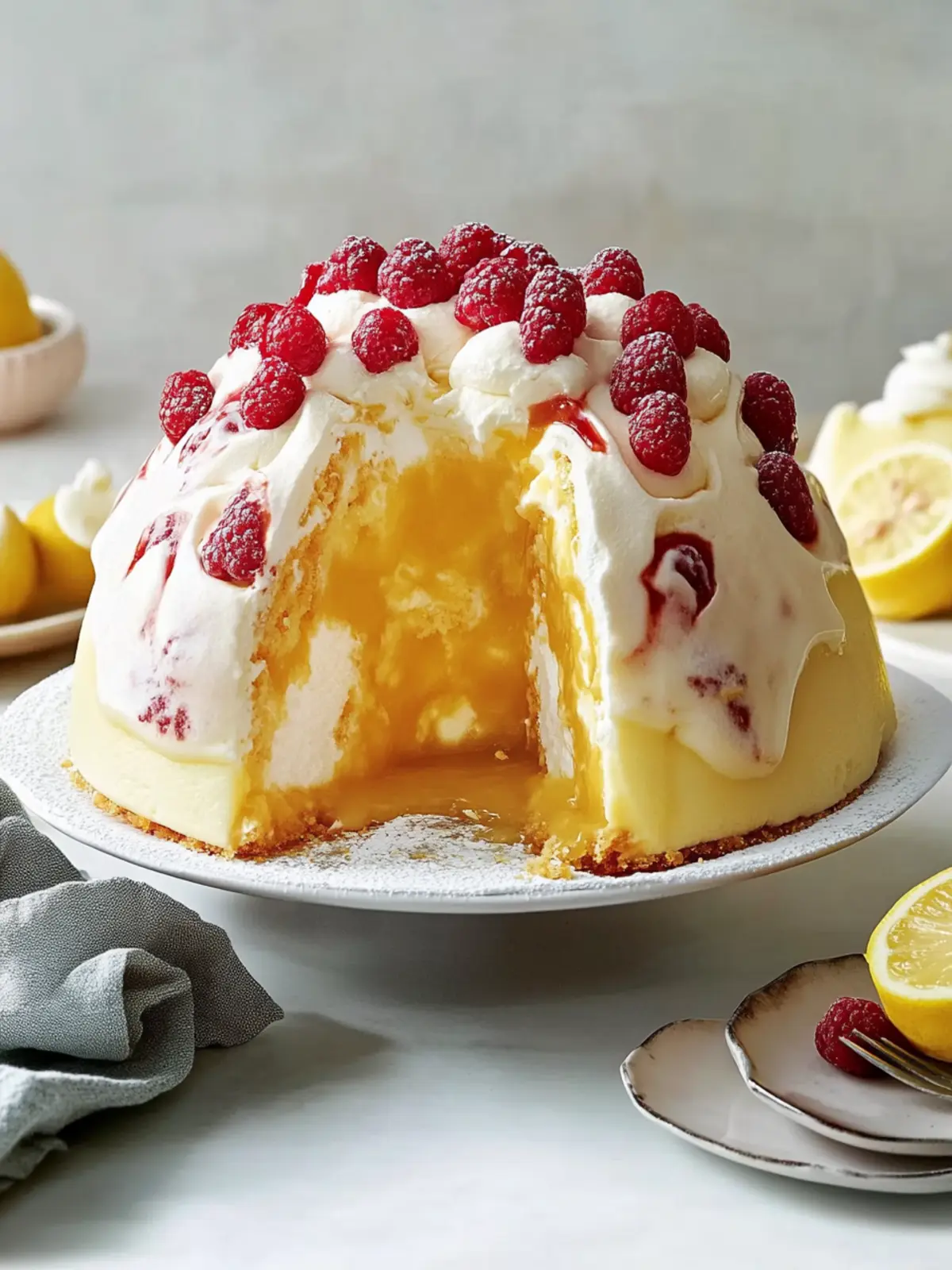 Lemon Curd Bombe Alaska: The Ultimate Frozen Dessert Experience 4 Lemon Curd Bombe Alaska