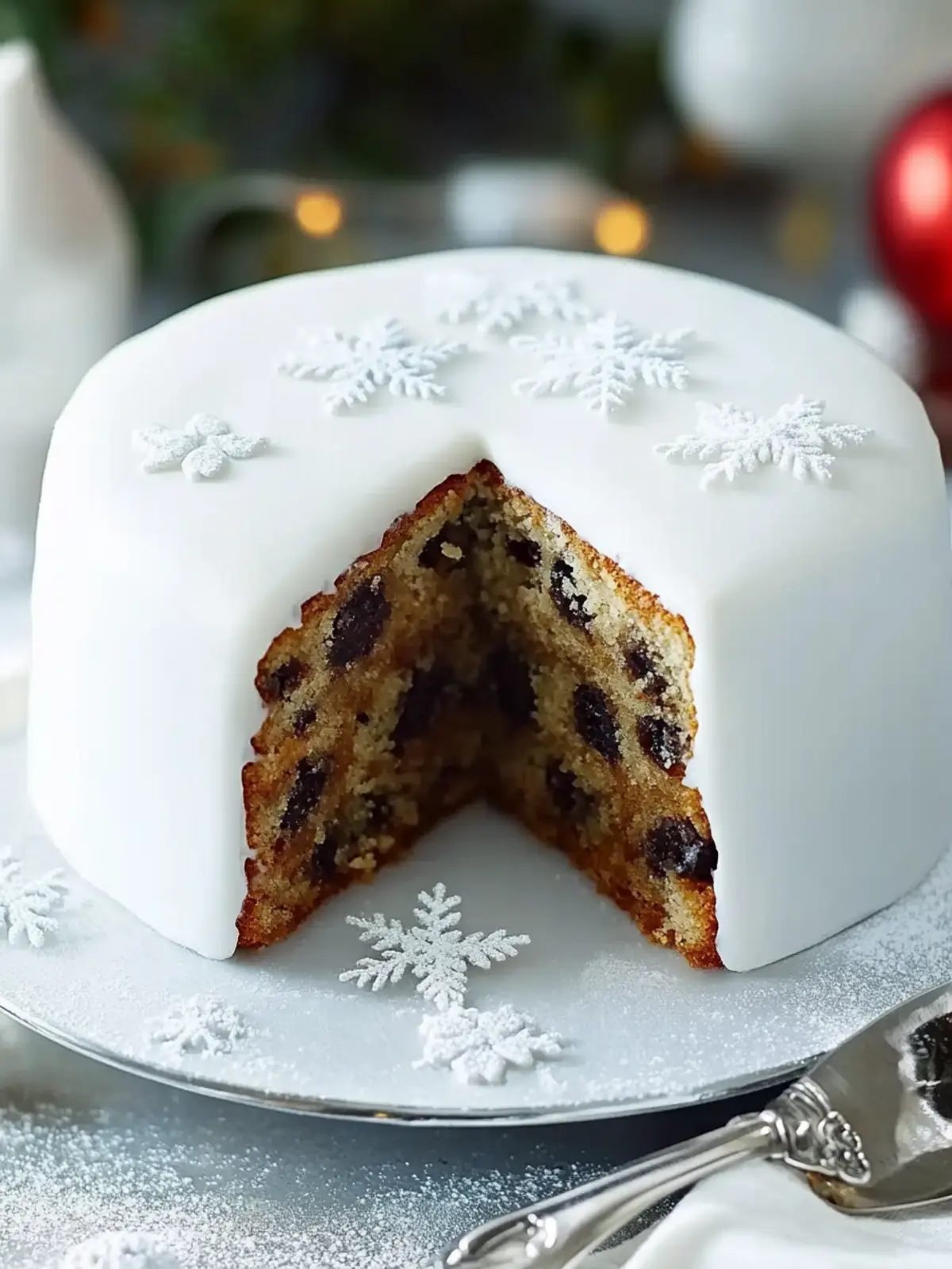 Delicious Classic Christmas Cake with Marzipan Magic 2 Classic Christmas cake