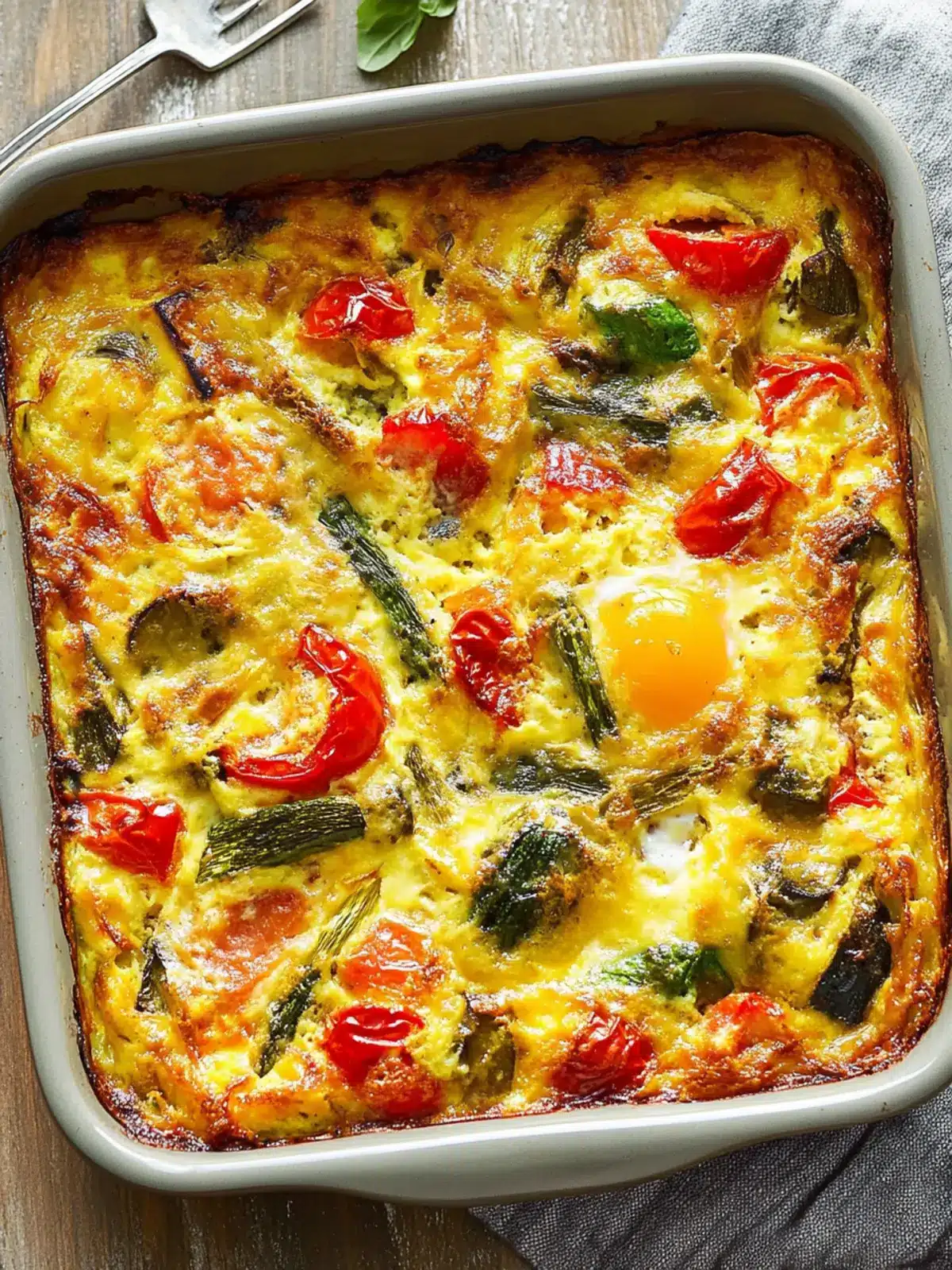 Savor the Flavor: Vegetable Supreme Egg Bake Delight 4 Vegetable Supreme Egg Bake