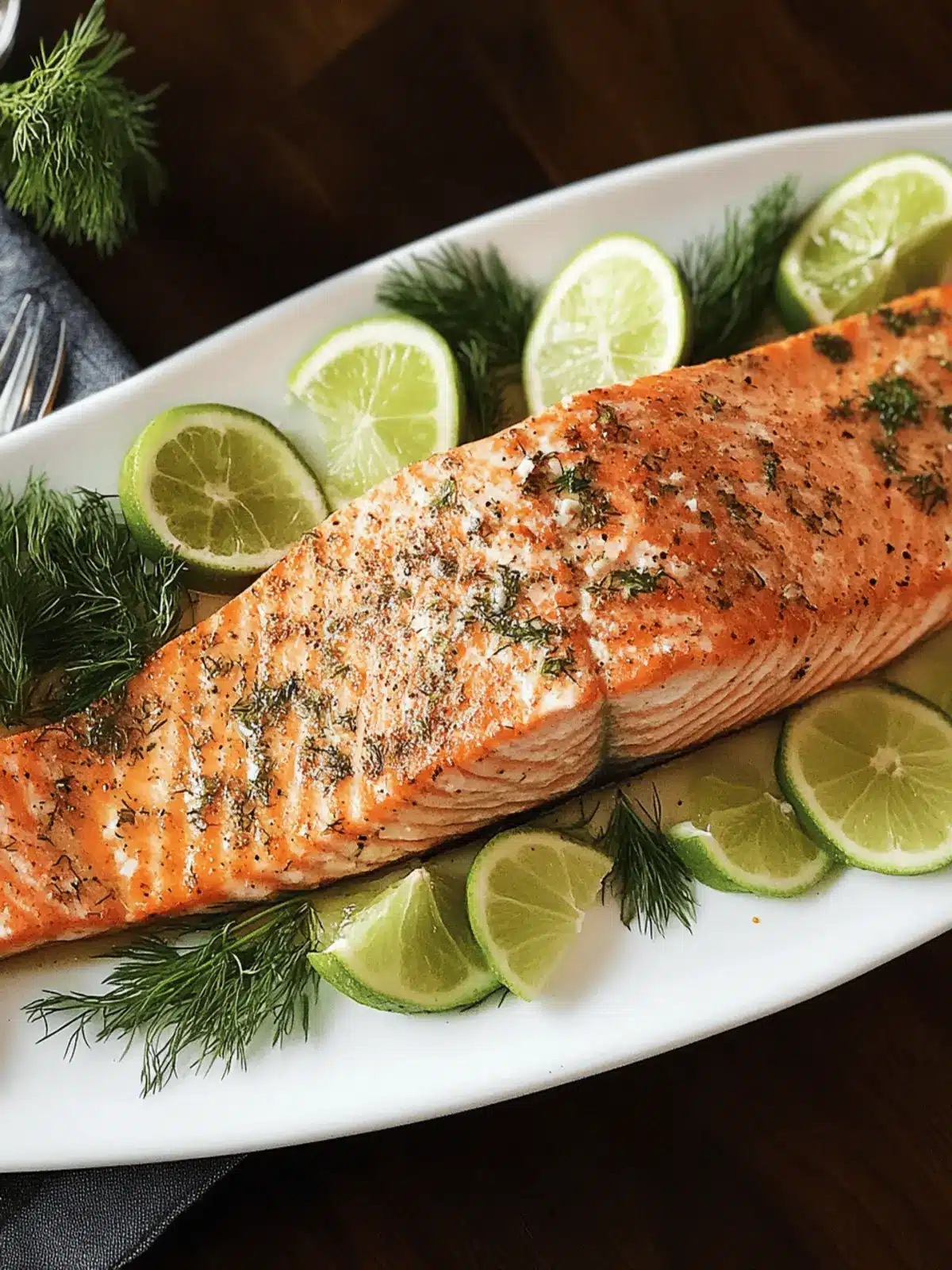 Simple Baked Salmon with Dill and Fresh Lime for Easy Dinners 3 Simple Baked Salmon with Dill and Fresh Lime