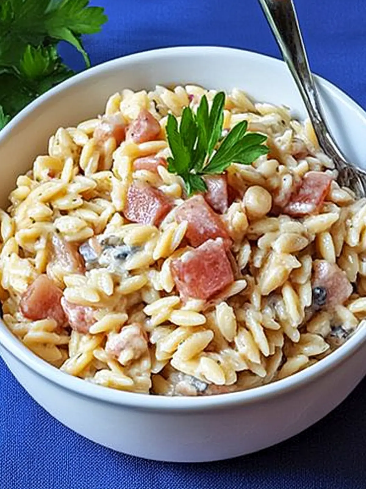 Easy orzo pasta salad
