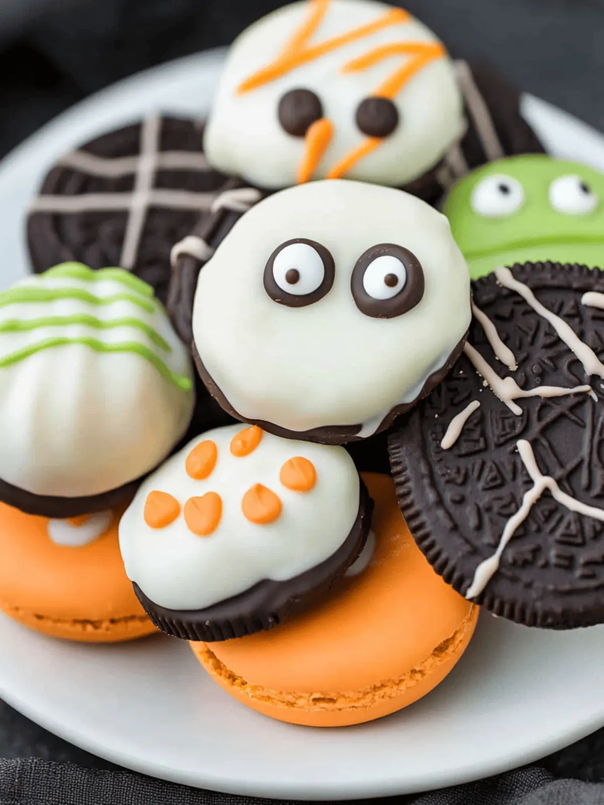 Easy Spooky Chocolate Covered Halloween Dipped Oreos