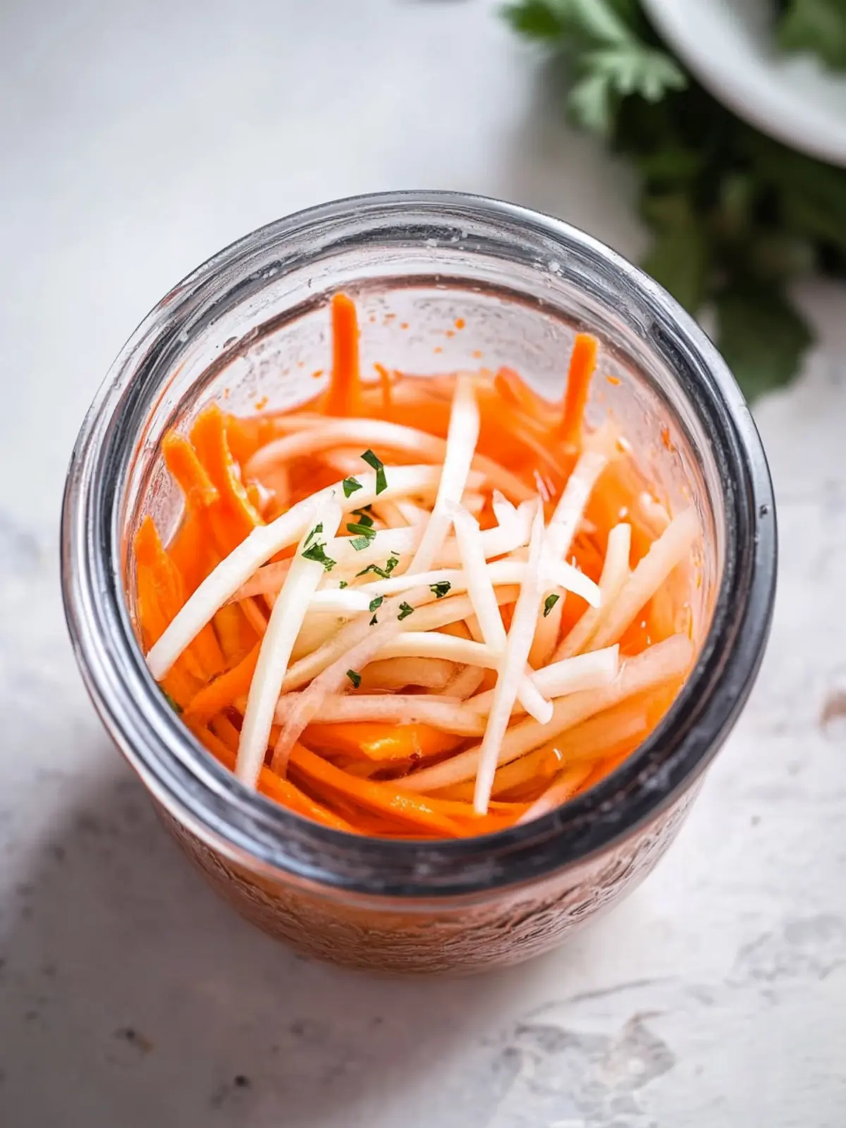 Vietnamese Pickled Carrots And Daikon